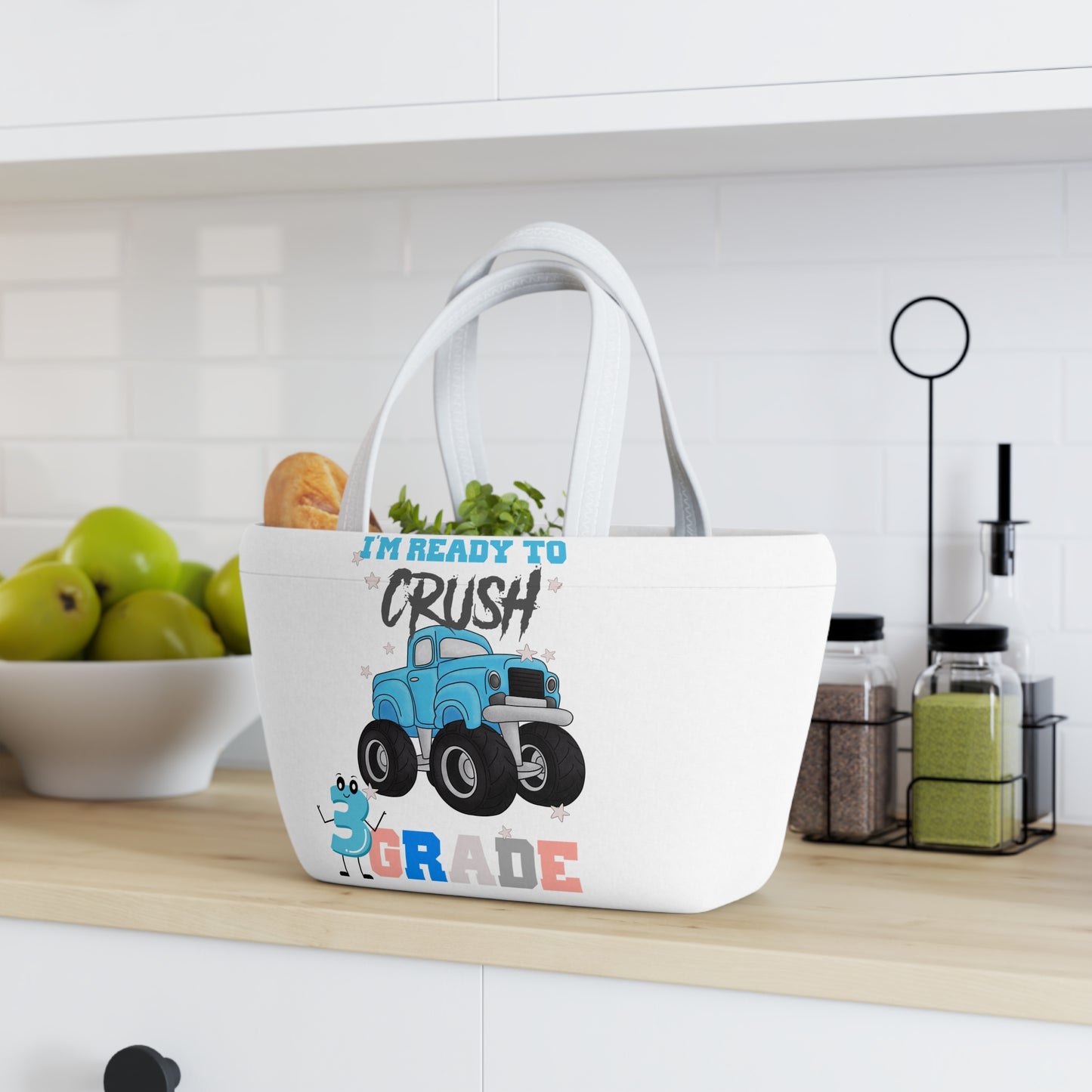 I Am Ready To Crush 3rd Grade Lunch Bag, Back To School Lunch Bag, Back to Learning Lunch Bag, Ready for School Lunch Bag. First day Of School.