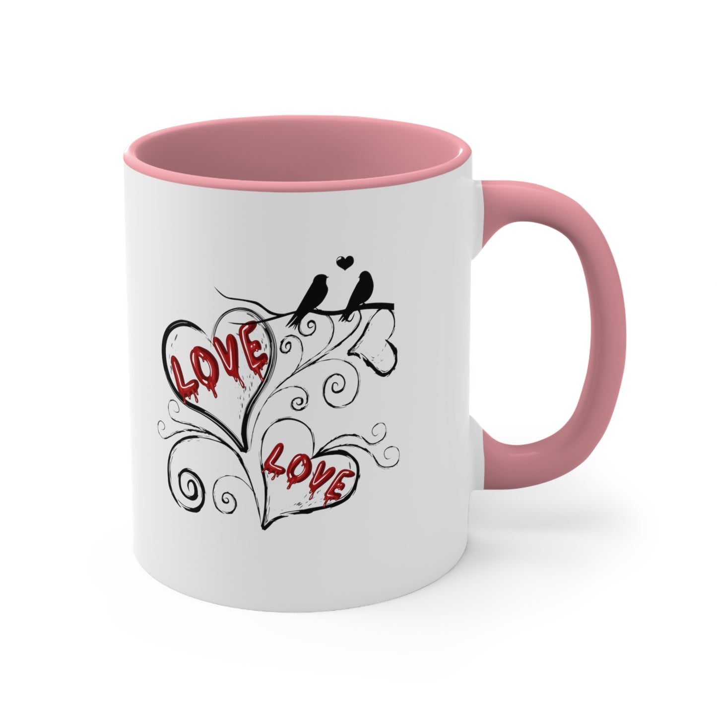 Happy valentines day Accent Coffee Mug, 11oz