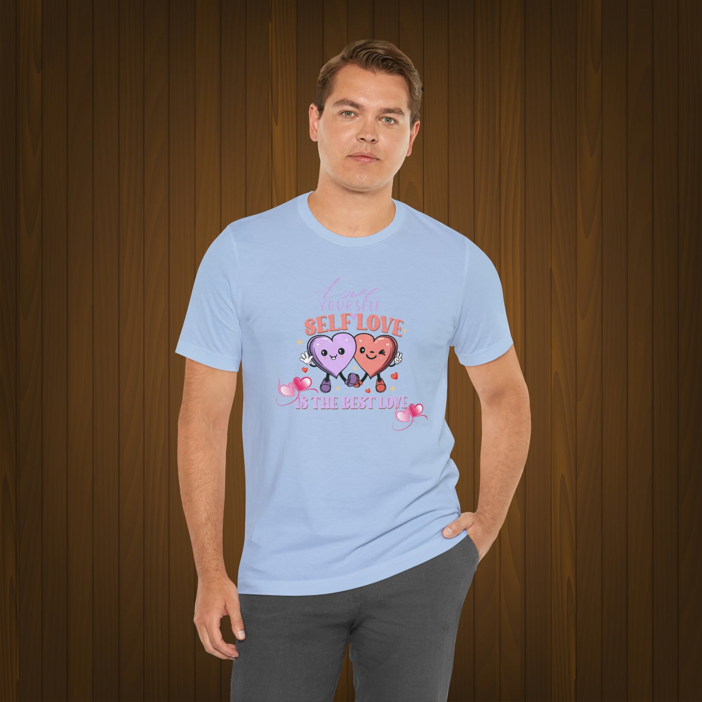 Happy valentines day Unisex Jersey Short Sleeve Tee