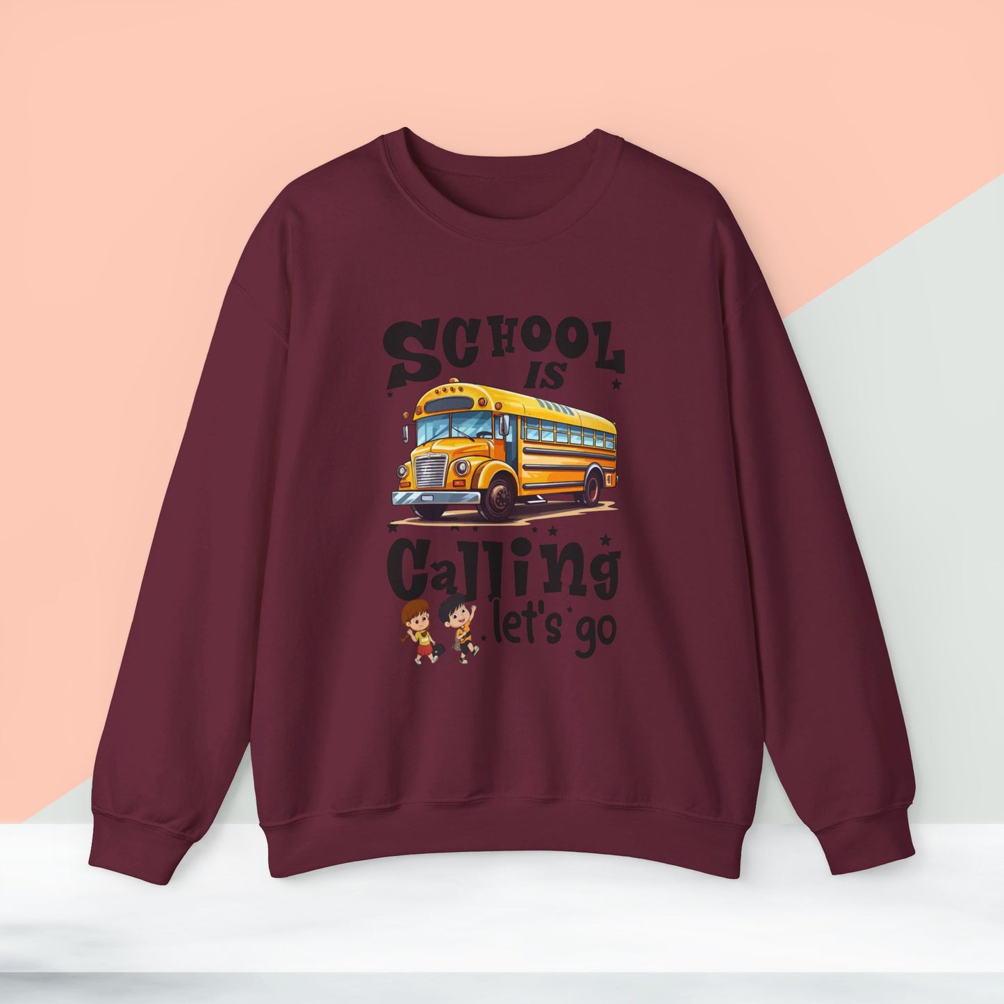 Back To school unisex heavy blend crewneck sweatshirt, We Love Teachers Sweatshirt,Teacher Back To school Sweatshirt. First Day Vibes Sweatshirt.