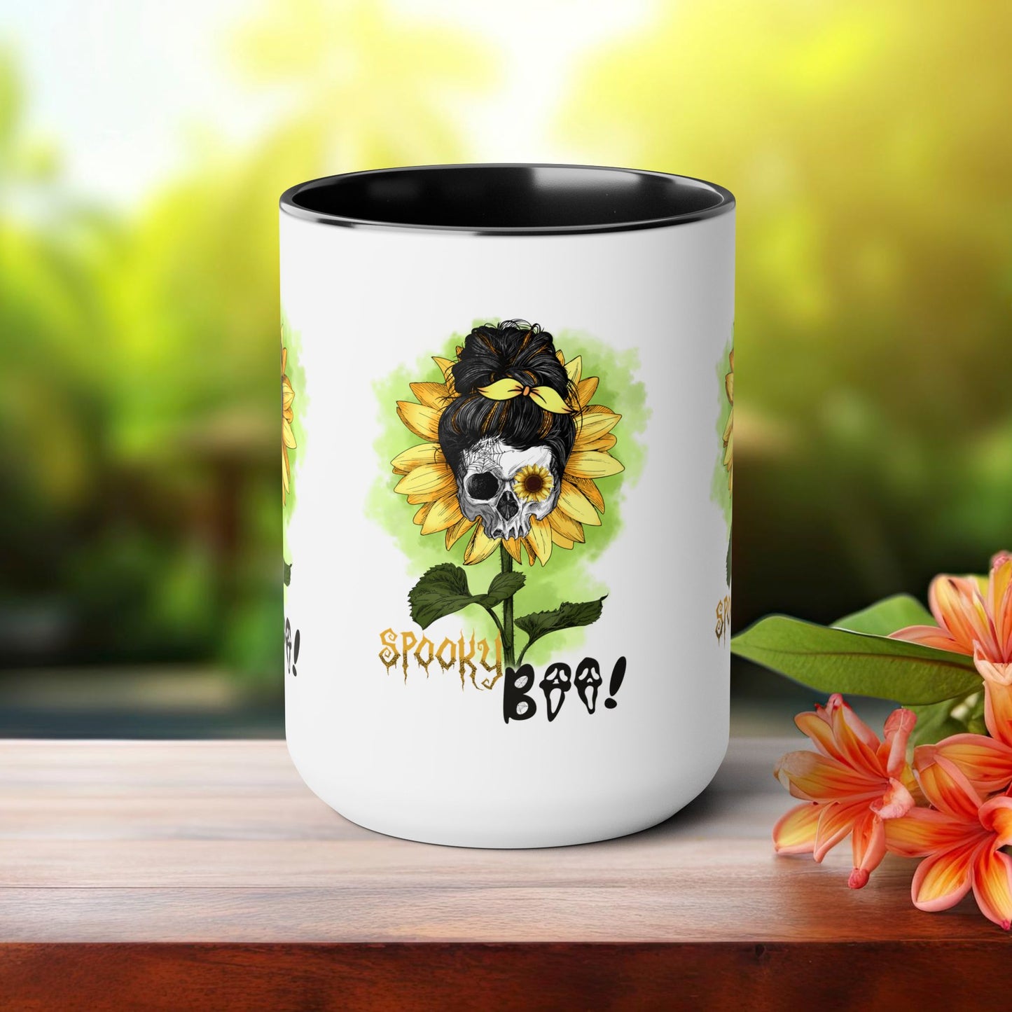 Spooky Boo Halloween Coffee Mug, Let's Go Halloween Coffee Mug, Trick or Treat Halloween Coffee Mug, Cute Ghost Coffee Mug, Spooky Season Halloween Coffee Mug.