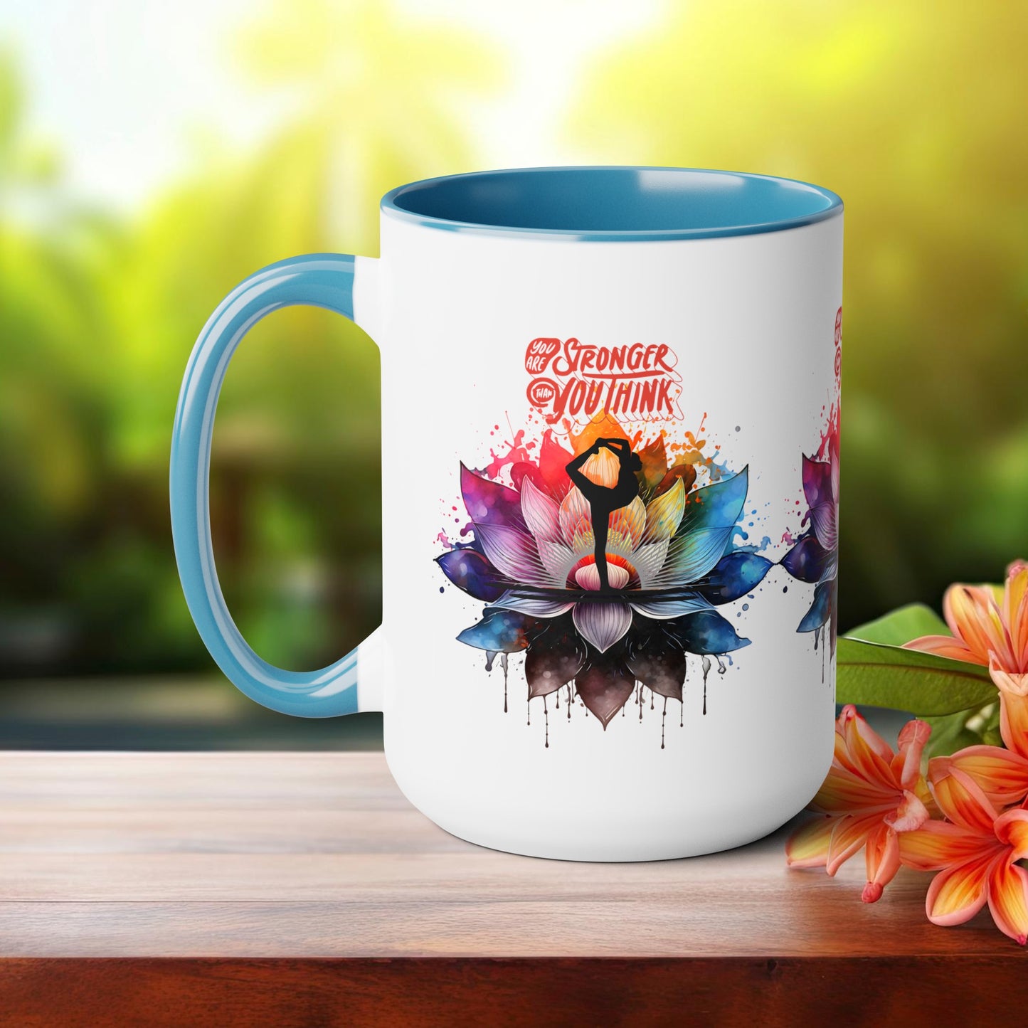 You Are stronger Then You Think Yoga Coffee Mug, Cute Yoga Coffee Mug, Yoga lovers Coffee Mug, Yoga Instructor Gift, Gift For Yoga lover, Gift For Yogi.
