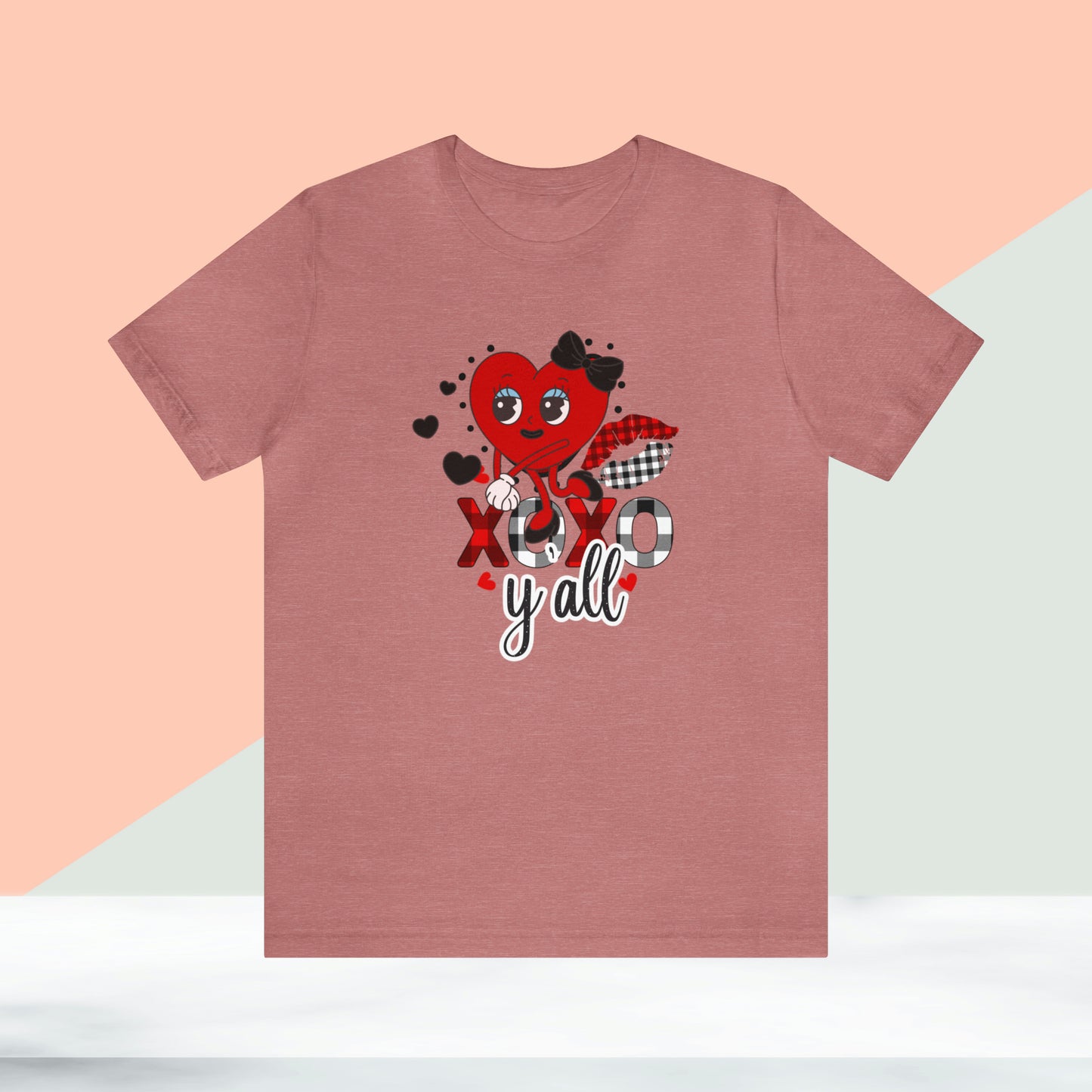 Happy valentines day Unisex Jersey Short Sleeve Tee