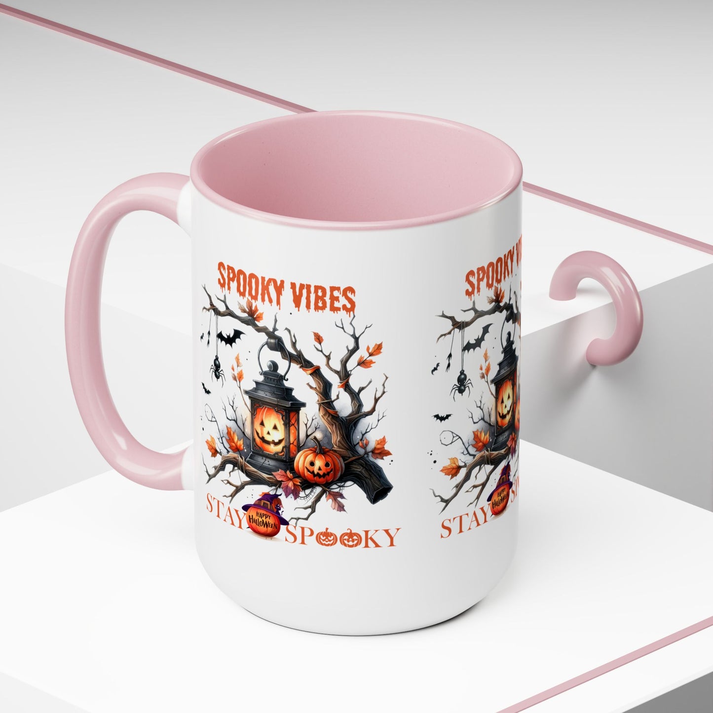 Spooky Vibes Halloween Coffee Mug, Stay Spooky Halloween Coffee Mug, Trick or Treat Halloween Coffee Mug, Cute Skeleton Coffee Mug, Spooky Season Halloween Coffee Mug.