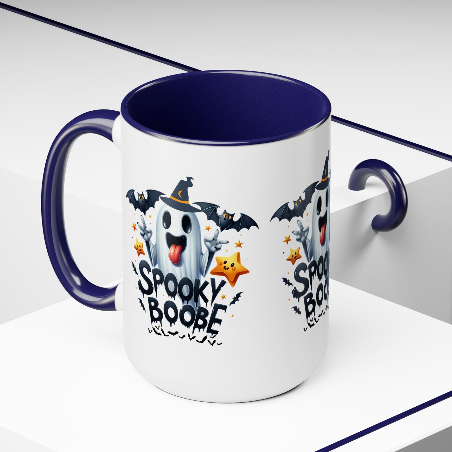 Spooky Boo Happy Halloween Coffee Mug, Let's Go Halloween Coffee Mug, Trick or Treat Halloween Coffee Mug, Cute Ghost Coffee Mug, Spooky Season Halloween Coffee Mug.