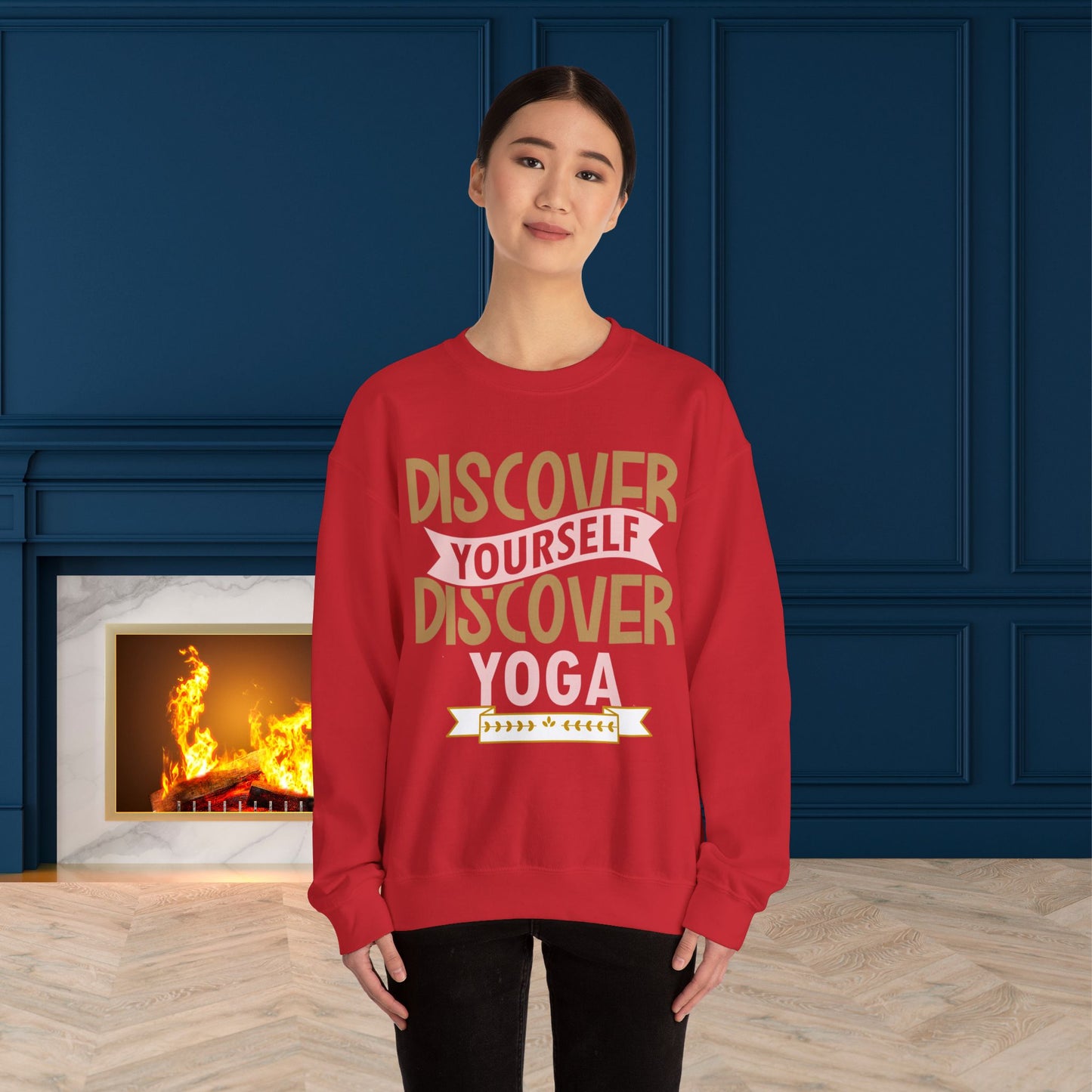 Yoga unisex heavy blend crewneck sweatshirt,Yoga workout Sweatshirt,Yoga lovers Sweatshirt, Yoga Instructor Gift, Gym Sweatshirt, Gift For Yoga lovers, Gift For Yogi.