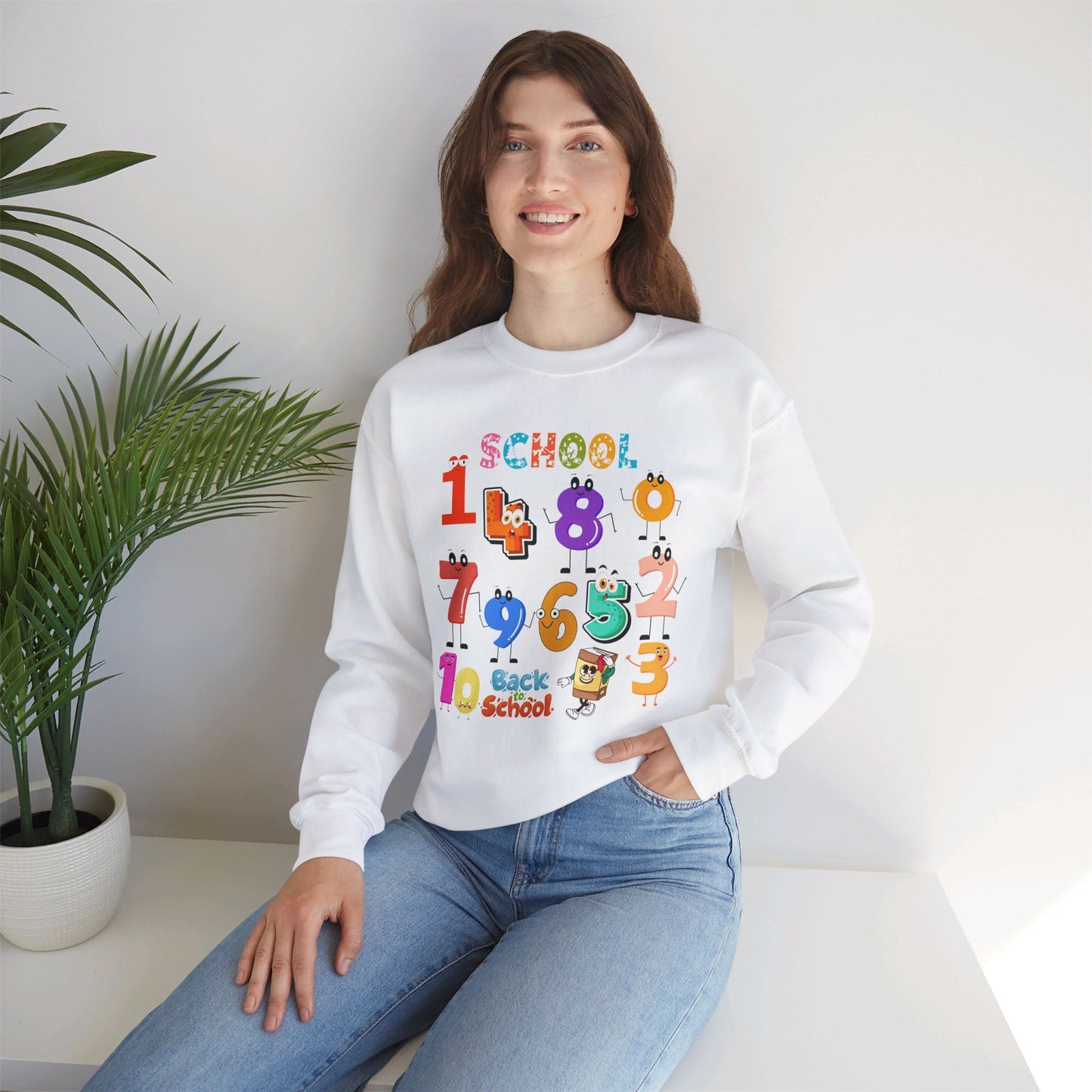 We Love Teachers Sweatshirt, Back To school unisex heavy blend crewneck sweatshirt, Teacher Back To school Sweatshirt. First Day Vibes Sweatshirt.