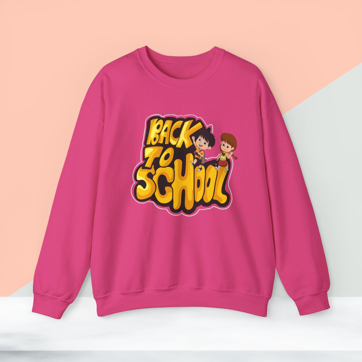 Back To school unisex heavy blend crewneck sweatshirt, We Love Teachers Sweatshirt,Teacher Back To school Sweatshirt. First Day Vibes Sweatshirt.