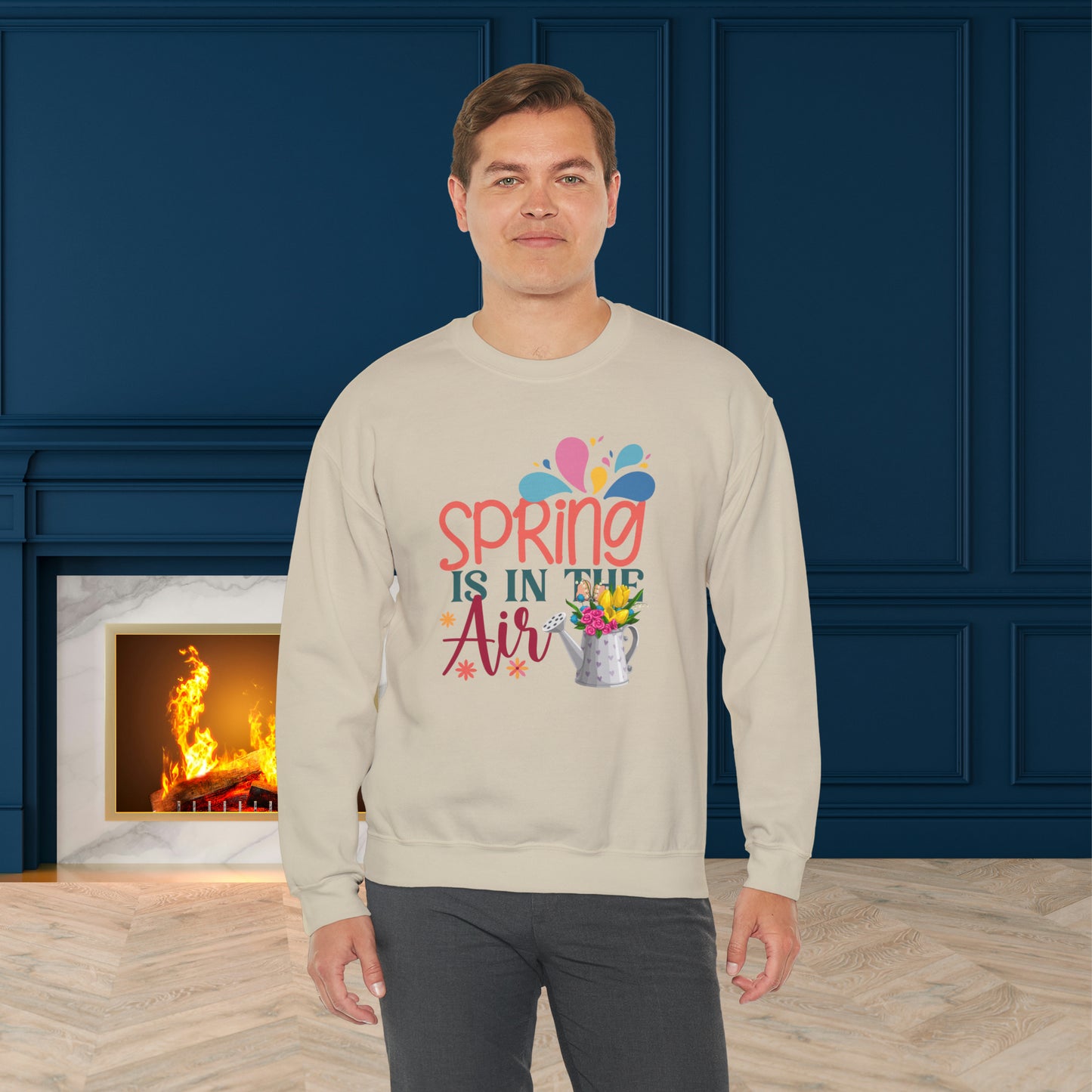 Spring The Is In The Air Unisex Crewneck Sweatshirt