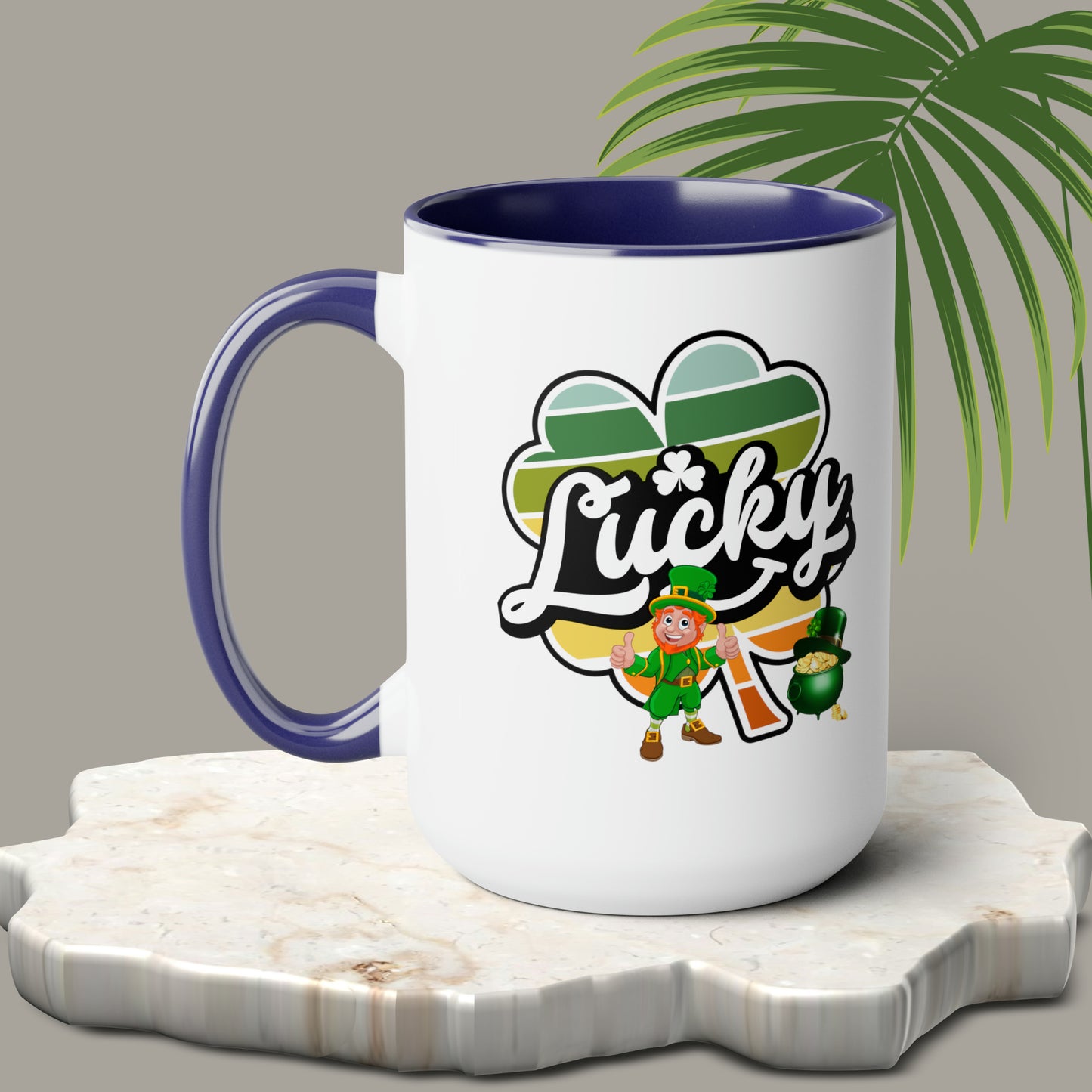 St Patrick's Day two-Tone Coffee Mugs, 15oz