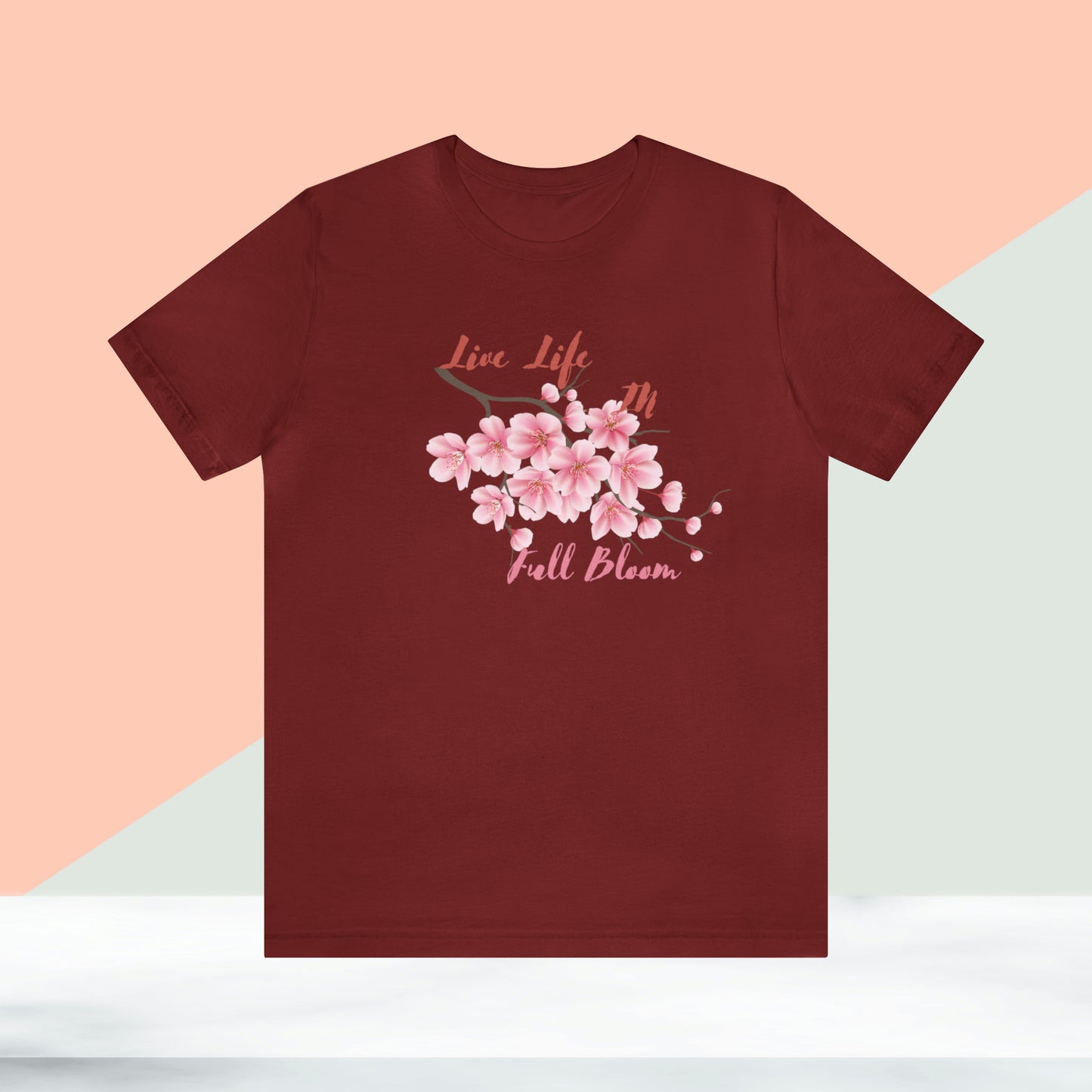 Spring Unisex T-shirt, Spring Flowers Trendy Shirt.
