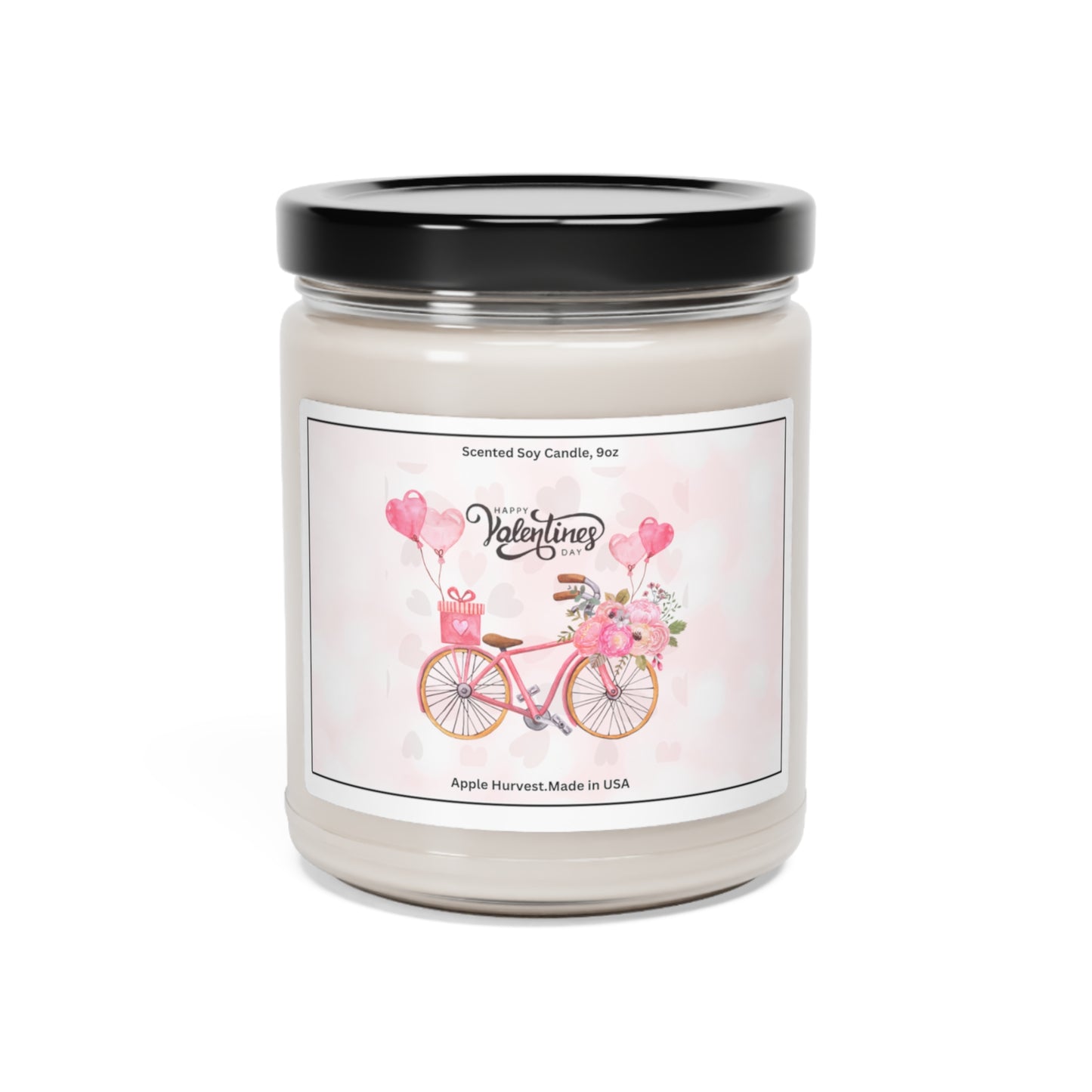 Happy valentines day Scented Soy Candle, 9oz