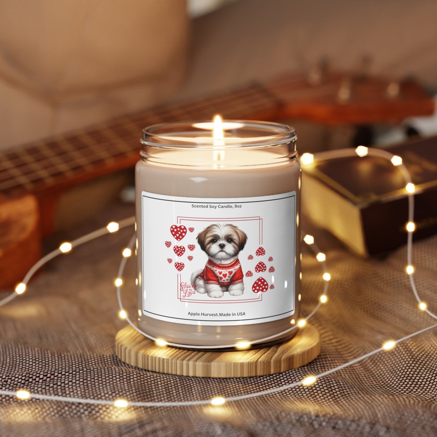 Happy valentines day Scented Soy Candle, 9oz