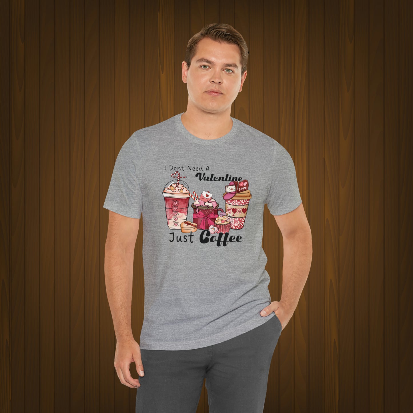 Happy valentines day Unisex Jersey Short Sleeve Tee