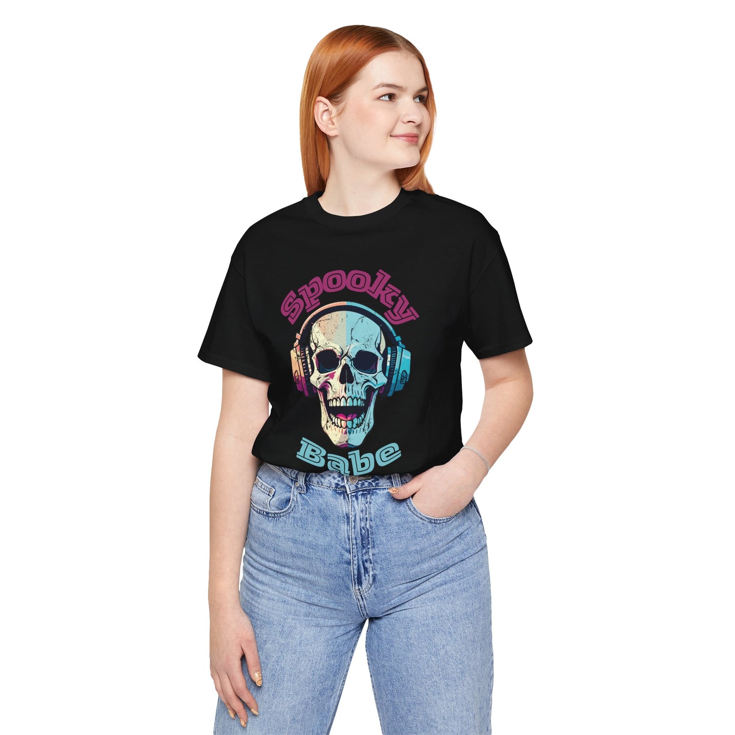 Spooky Babe Halloween T-shirt, Happy Halloween T-shirt, Trick Or Treat T-shirt, Halloween T-shirt, Cool Halloween T-shirt, Spooky T-shirt,