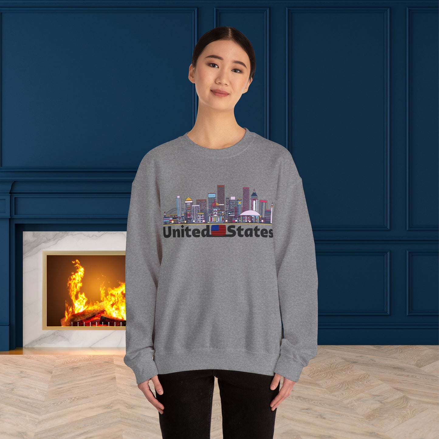 Happy 4th Of July Sweatshirt, United States Sweatshirt, Fourth of July unisex heavy blend crewneck sweatshirt.