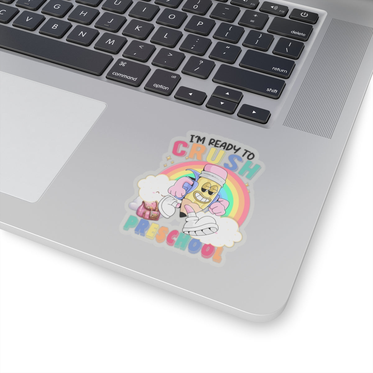 I Am Ready Crush Preschool Back To School Kiss-Cut Stickers, First Grade Squad Kiss-Cut Stickers, Gift for First graders, Ready for School, Back to Learning.