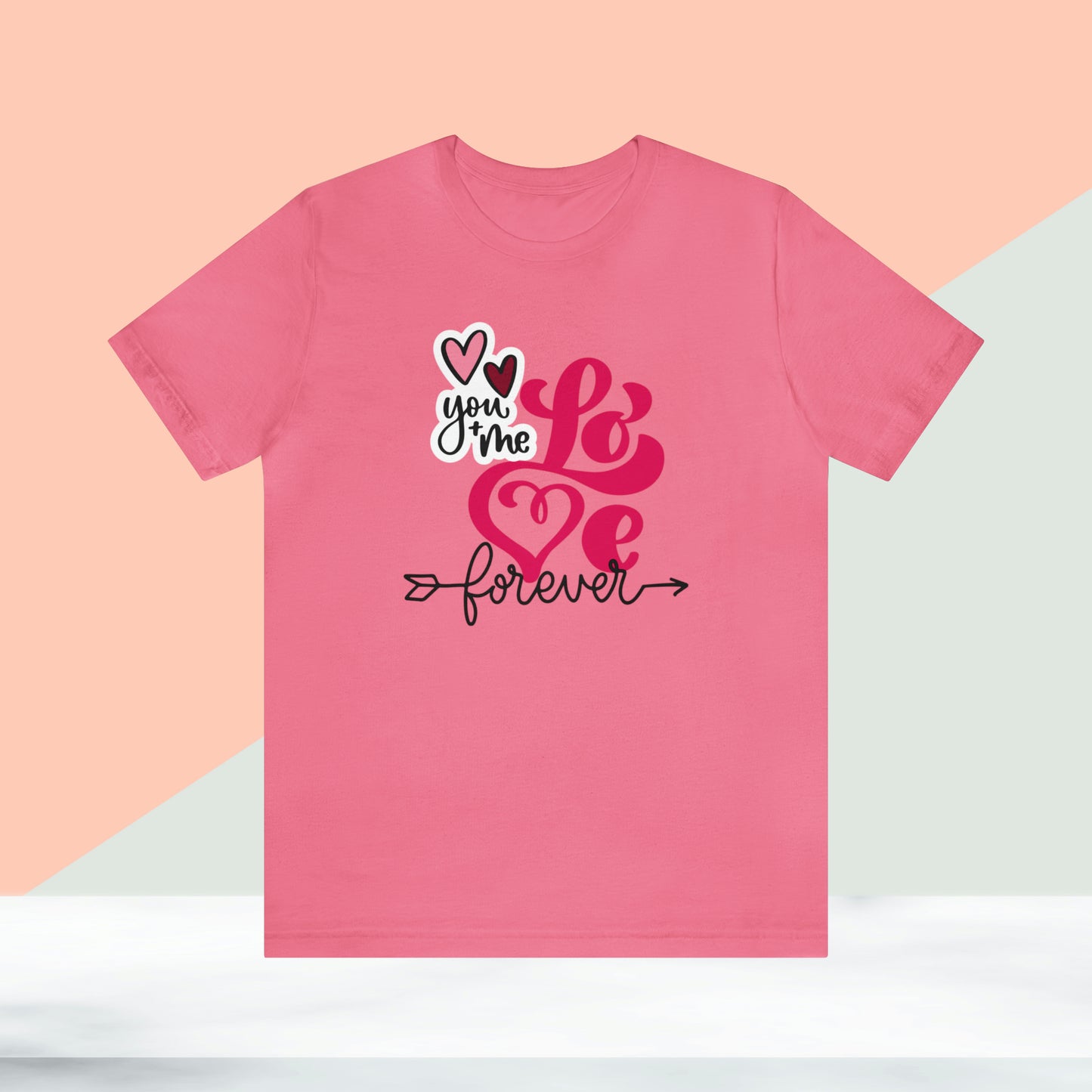 Happy valentines day Unisex Jersey Short Sleeve Tee