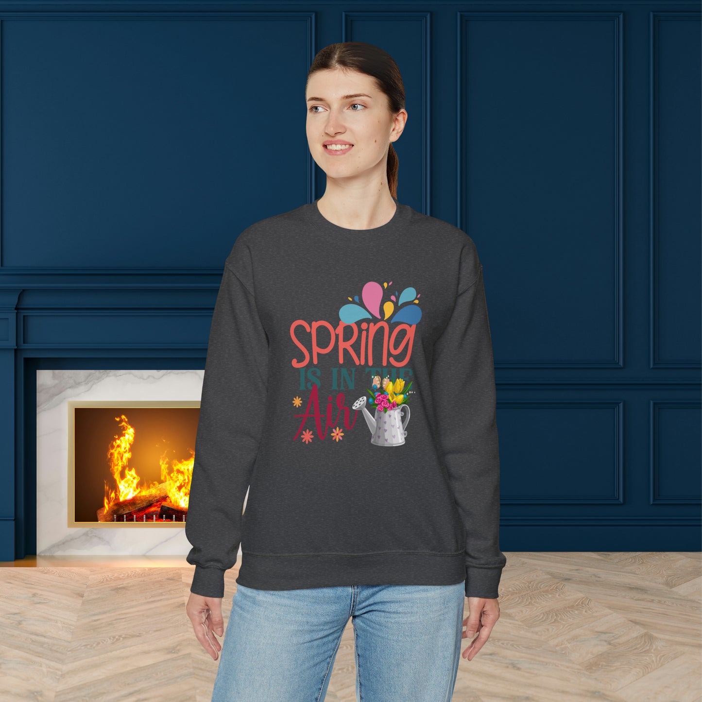 Spring The Is In The Air Unisex Crewneck Sweatshirt