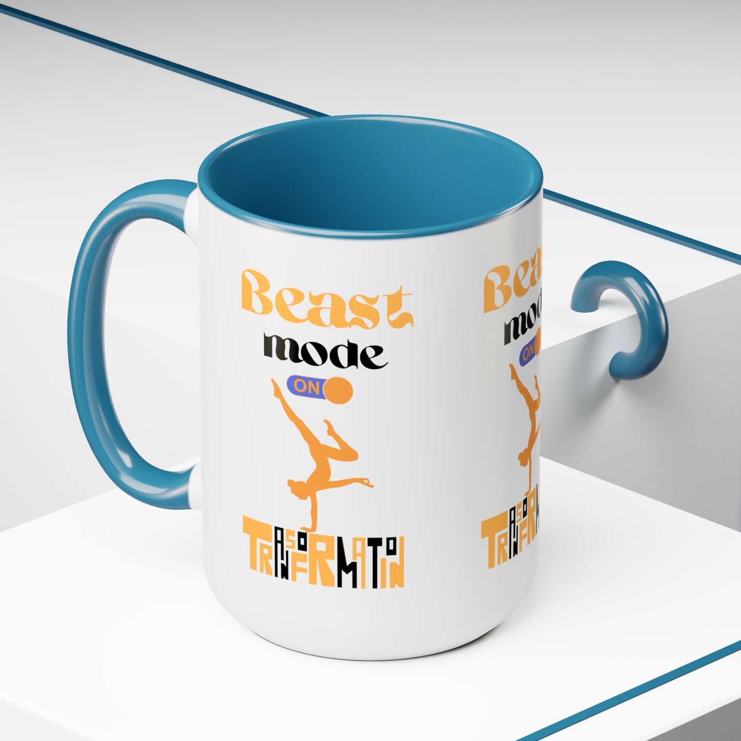 Beast Mode On Yoga Coffee Mug, Cute Yoga Coffee Mug, Yoga lovers Coffee Mug, Yoga Instructor Gift, Gift For Yoga lover, Gift For Yogi.