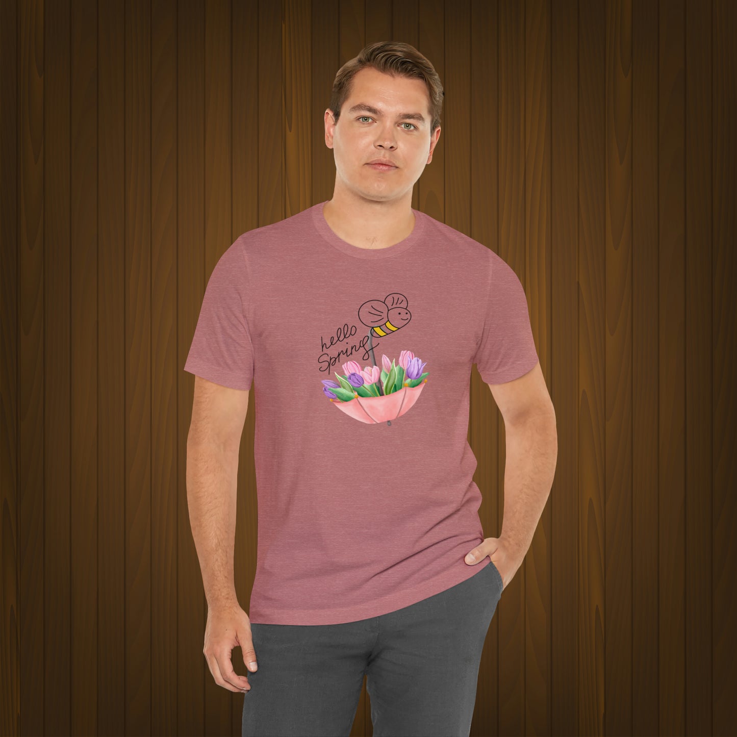 Hello spring Unisex Jersey Short Sleeve Tee