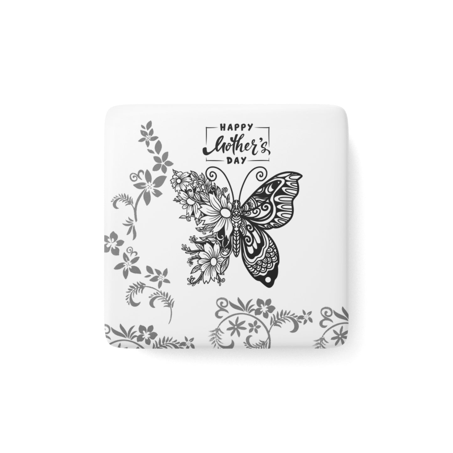 Happy Mother's Day Porcelain Magnet, Square