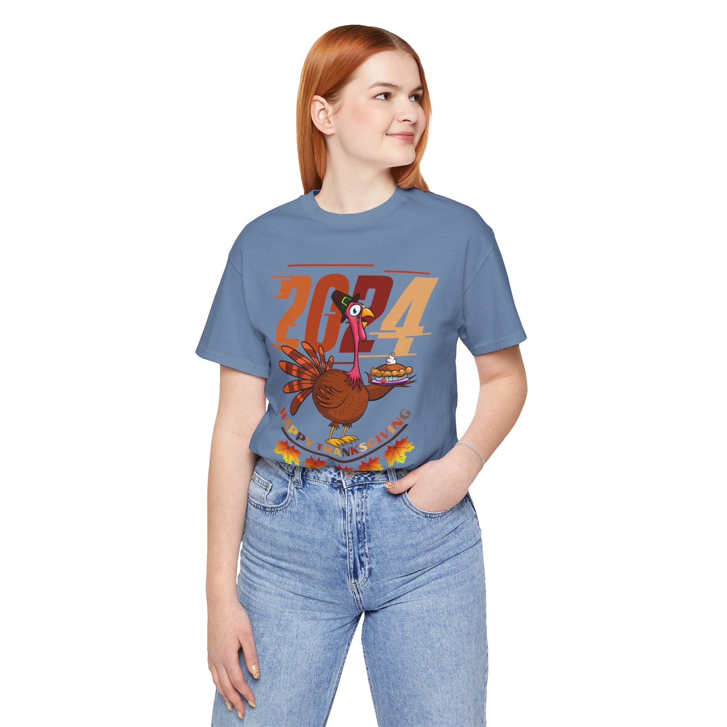Thanksgiving T-shirt, Happy thanksgiving 2024 T-shirt, Thanksgiving Gift,Turkey Shirt, Family Thanksgiving, Holiday Outfit.