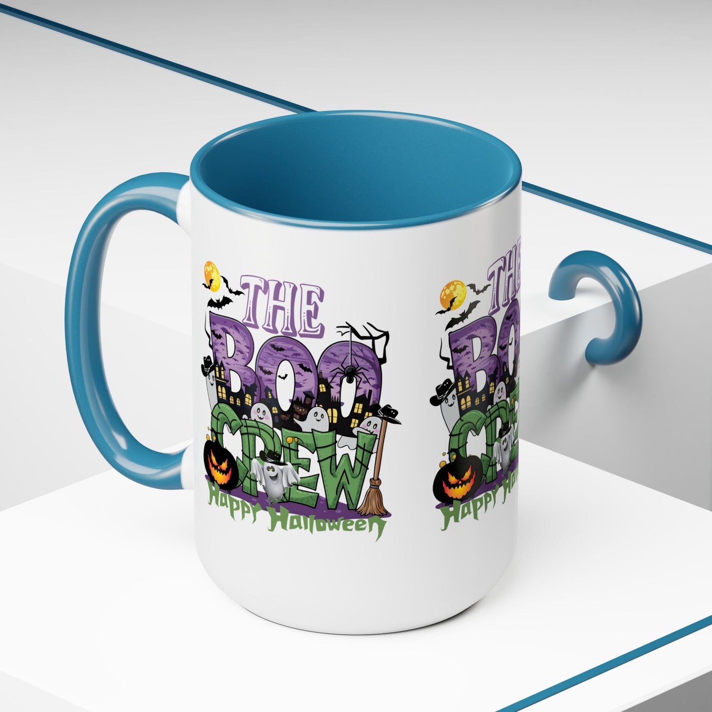 The Boo Crew Happy Halloween Coffee Mug, Let's Go Halloween Coffee Mug, Trick or Treat Halloween Coffee Mug, Cute Skeleton Coffee Mug, Spooky Season Halloween Coffee Mug.