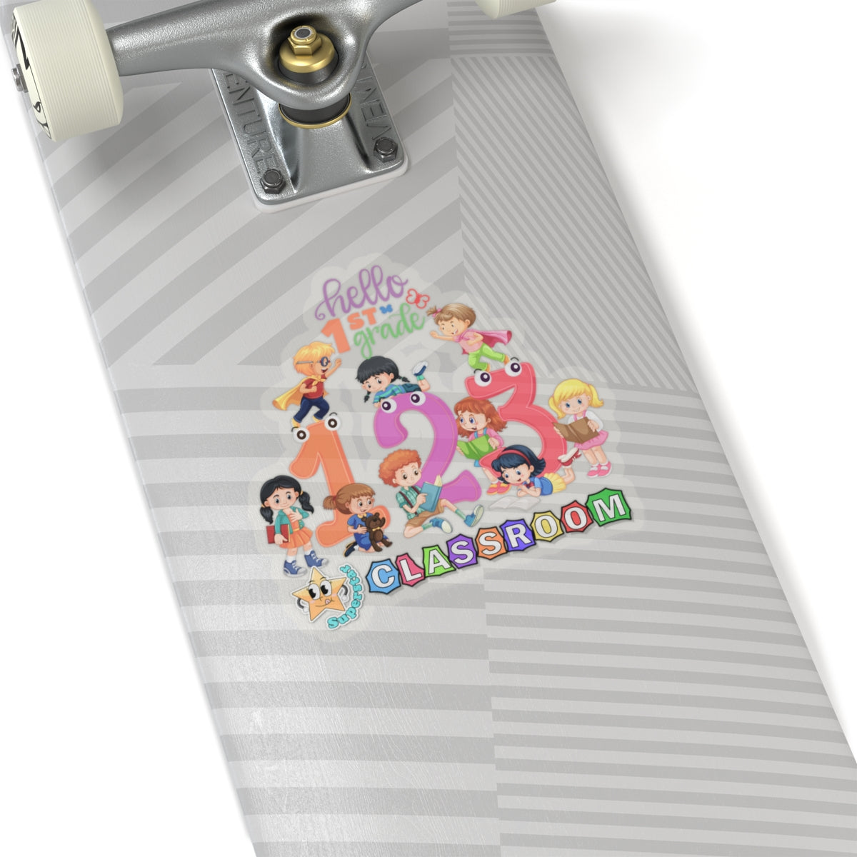 Back To School Kiss-Cut Stickers, First Grade Squad Kiss-Cut Stickers, Gift for First graders, Ready for School, Back to Learning.