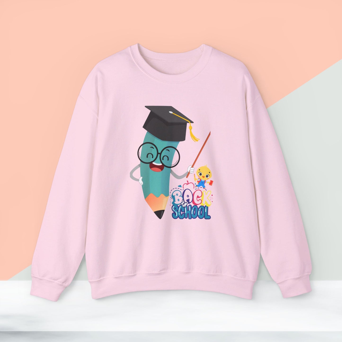 Back To school unisex heavy blend crewneck sweatshirt, We Love Teachers Sweatshirt,Teacher Back To school Sweatshirt. First Day Vibes Sweatshirt.