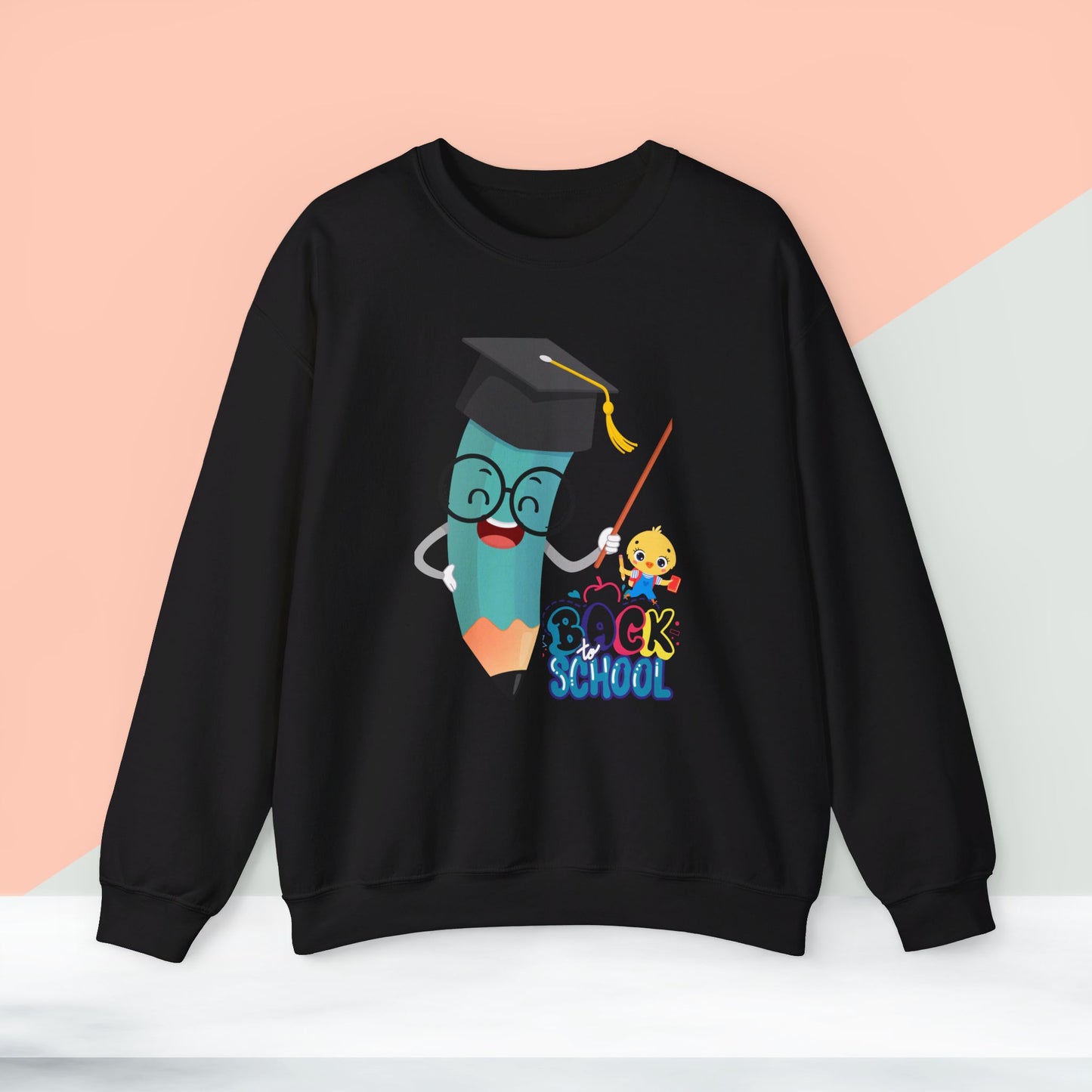 Back To school unisex heavy blend crewneck sweatshirt, We Love Teachers Sweatshirt,Teacher Back To school Sweatshirt. First Day Vibes Sweatshirt.