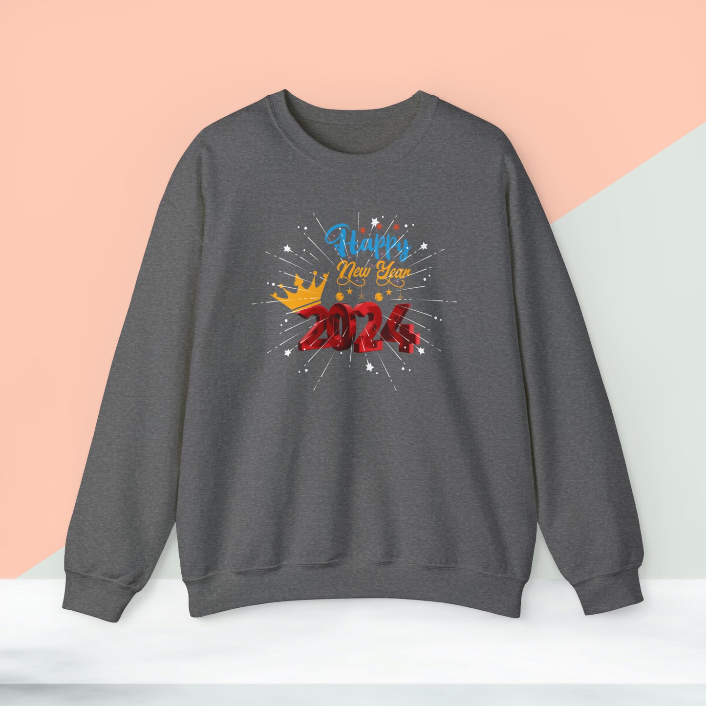Happy New Year Unisex Heavy Blend™ Crewneck Sweatshirt
