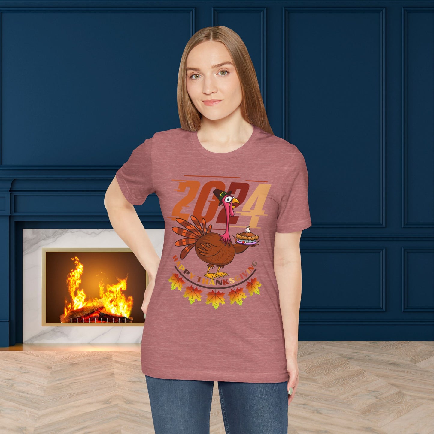 Thanksgiving T-shirt, Happy thanksgiving 2024 T-shirt, Thanksgiving Gift,Turkey Shirt, Family Thanksgiving, Holiday Outfit.