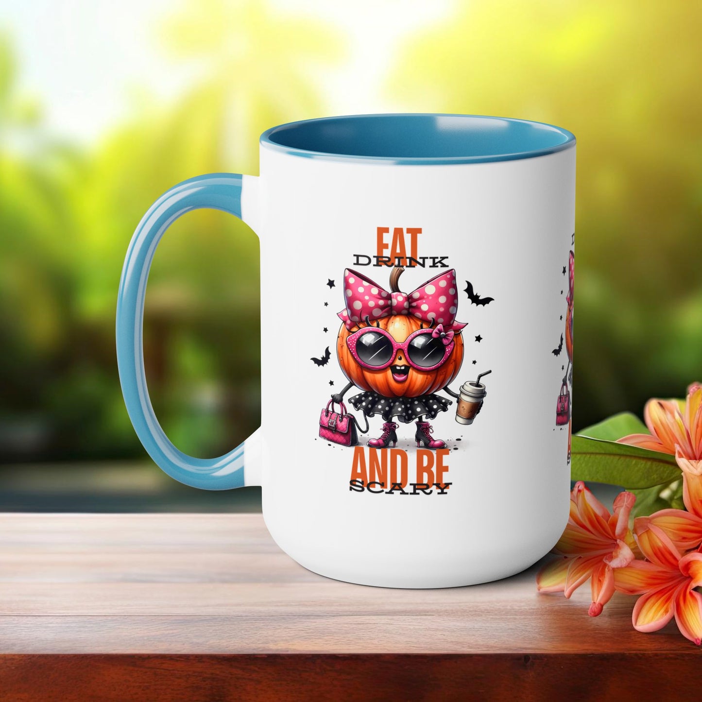 Eat Drink And Be Scary Halloween Coffee Mug, Let's Go Halloween Coffee Mug, Trick or Treat Halloween Coffee Mug, Cute Skeleton Coffee Mug, Spooky Season Halloween Coffee Mug.