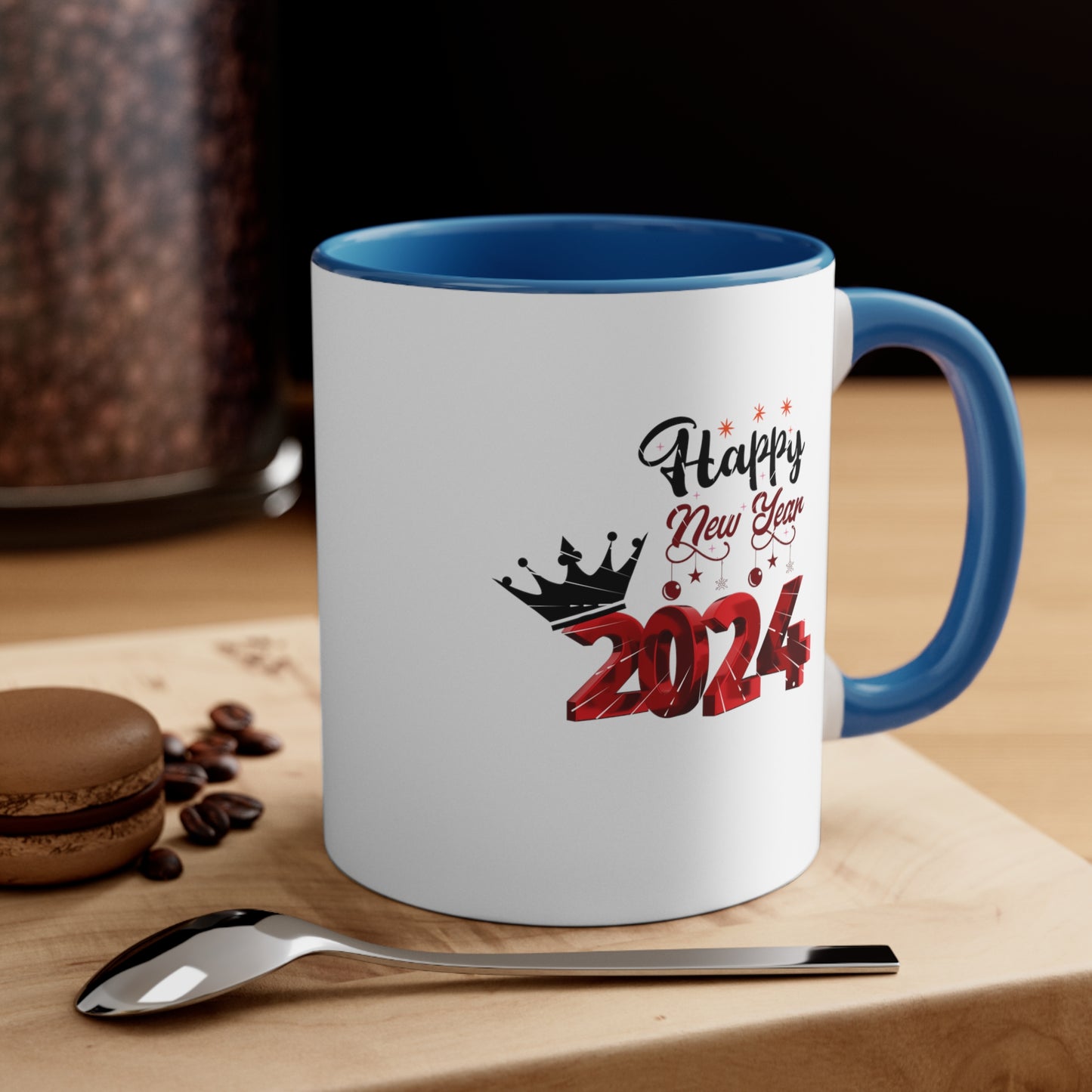 Happy New Year Accent Coffee Mug, 11oz
