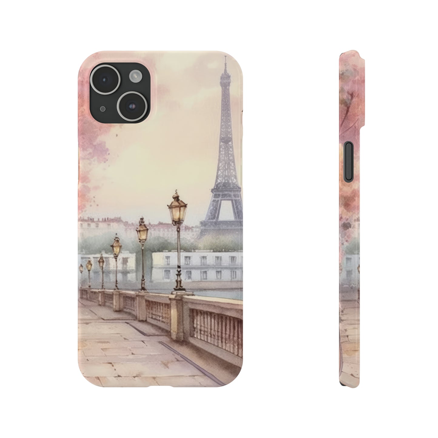 Paris Eiffel Tower IPhone 15 Phone Cases.