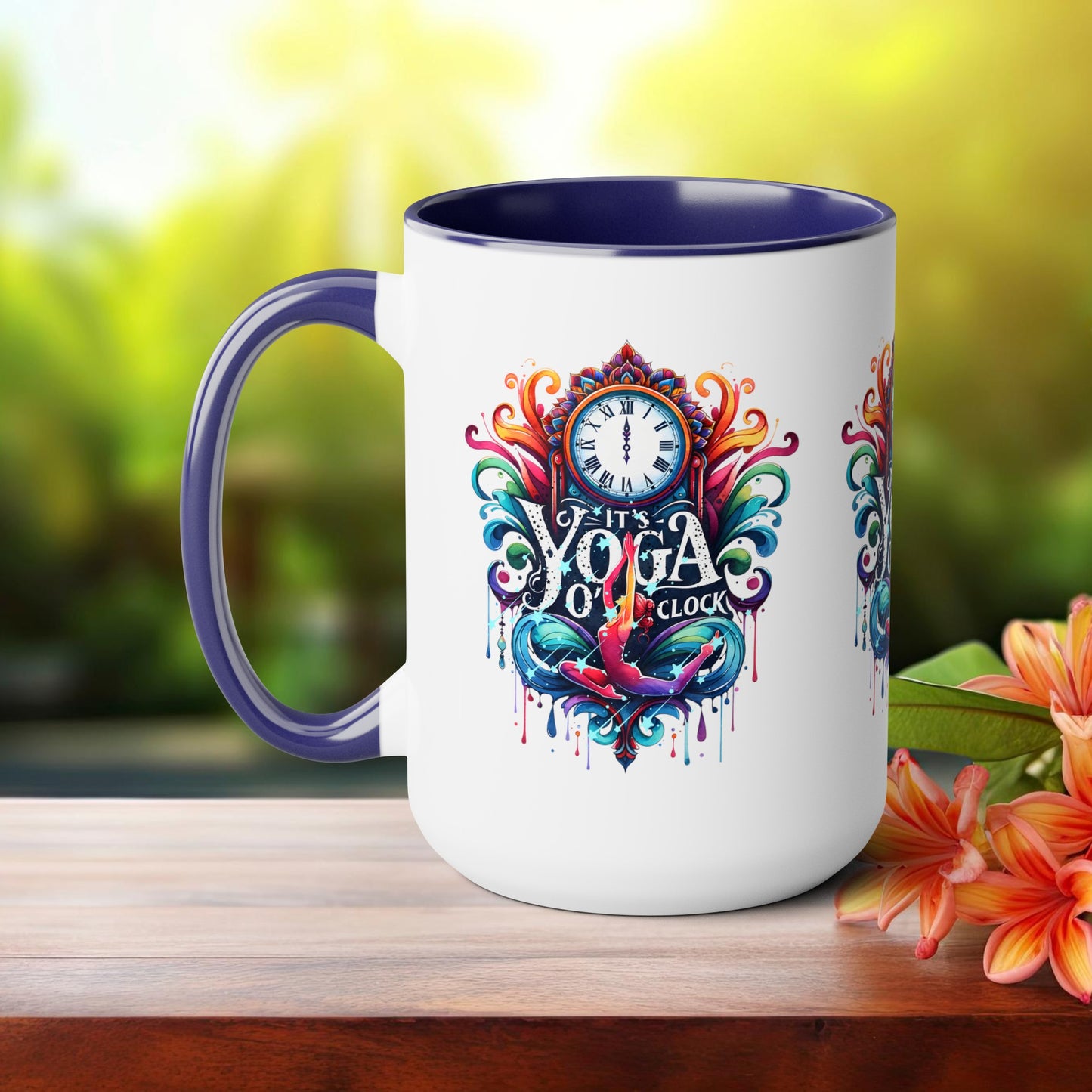 It's Yoga O'clock Yoga Coffee Mug, Cute Yoga Coffee Mug, Yoga lovers Coffee Mug, Yoga Instructor Gift, Gift For Yoga lover, Gift For Yogi.