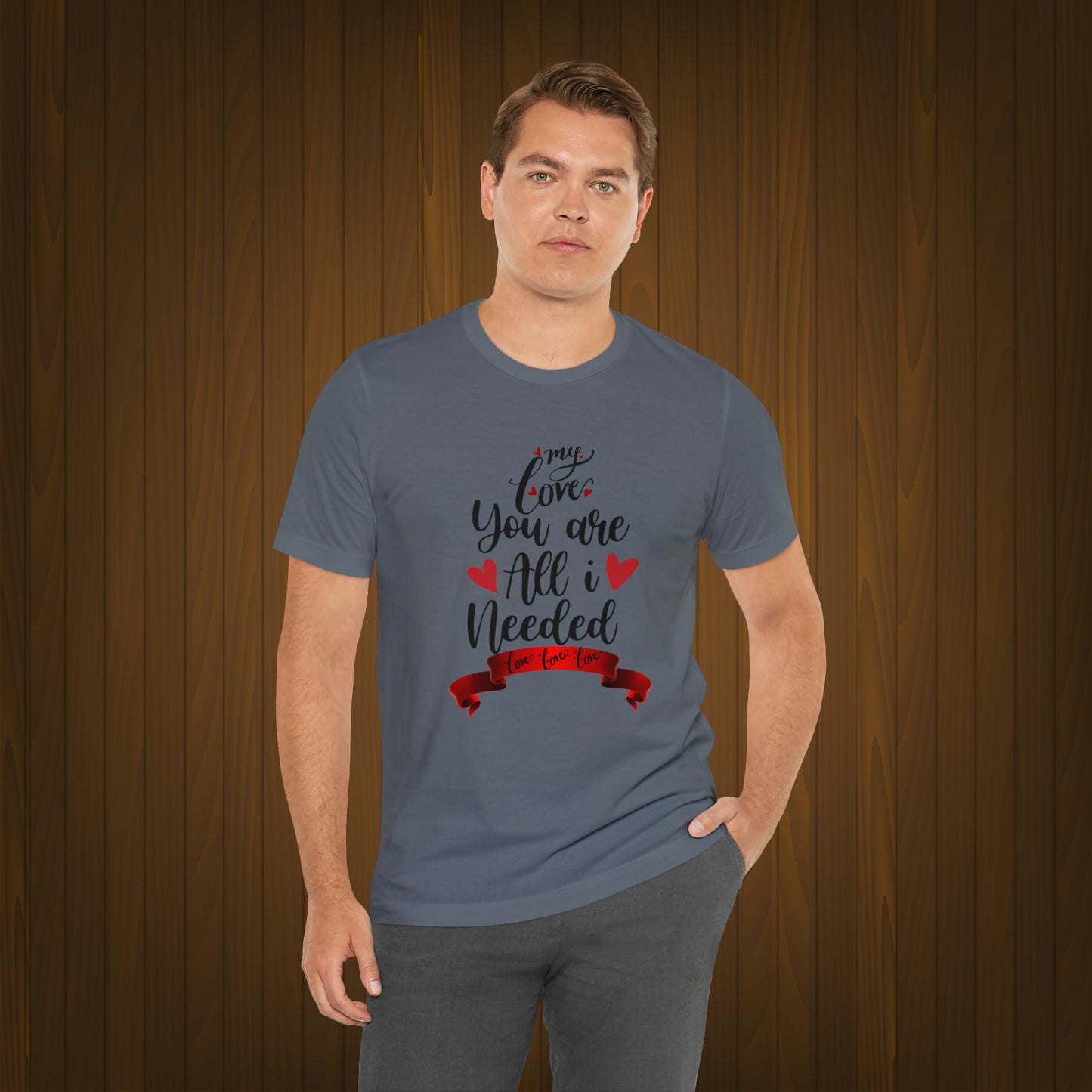 Happy valentines day Unisex Jersey Short Sleeve Tee