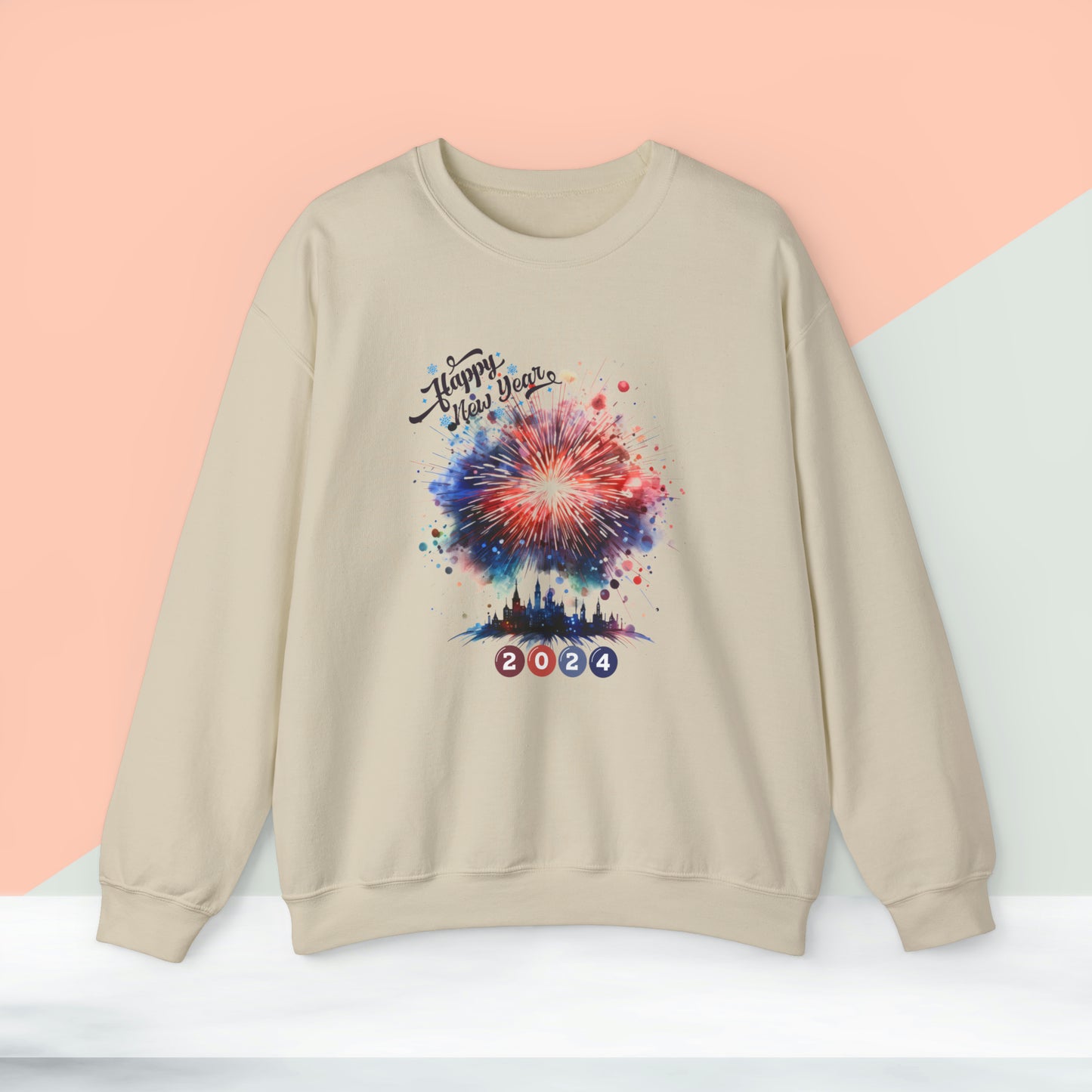 Happy New Year Unisex Heavy Blend™ Crewneck Sweatshirt