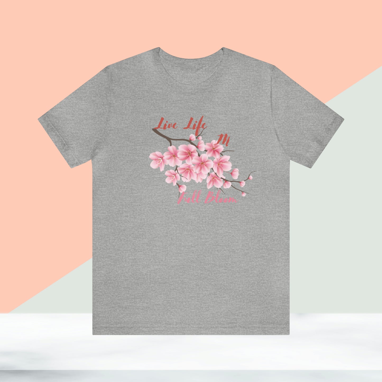 Spring Unisex T-shirt, Spring Flowers Trendy Shirt.