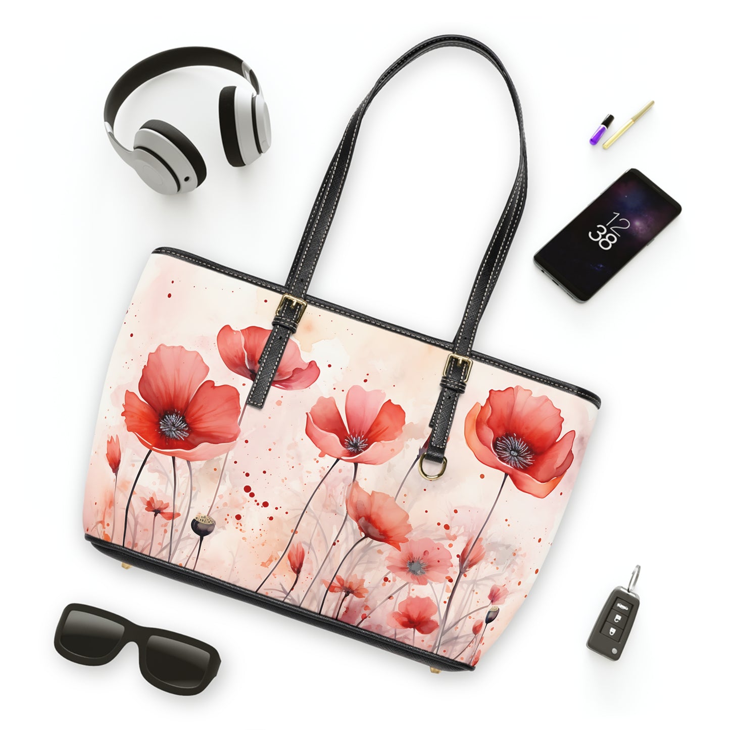 PU Leather Shoulder Bag