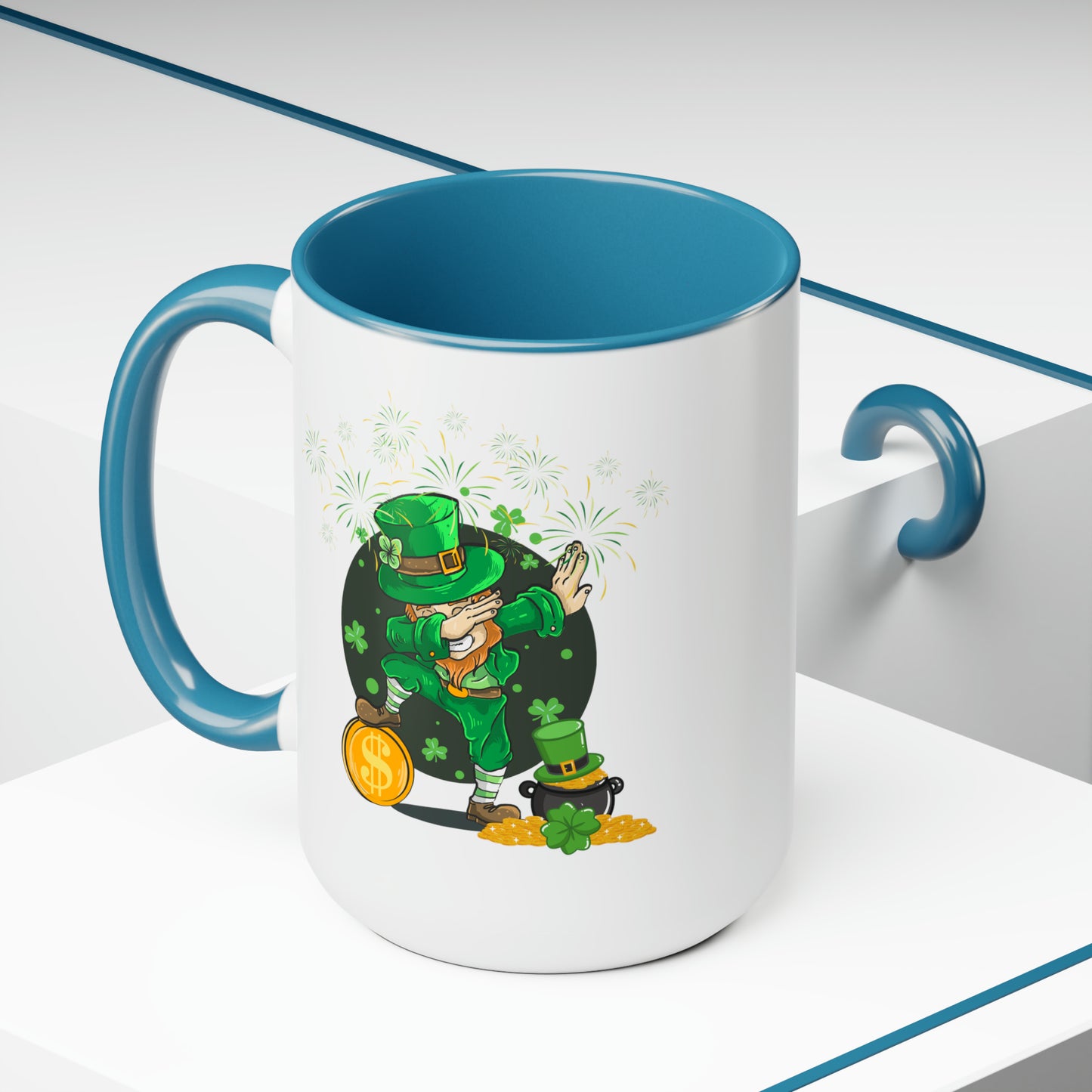 St Patrick's Day two-Tone Coffee Mugs, 15oz