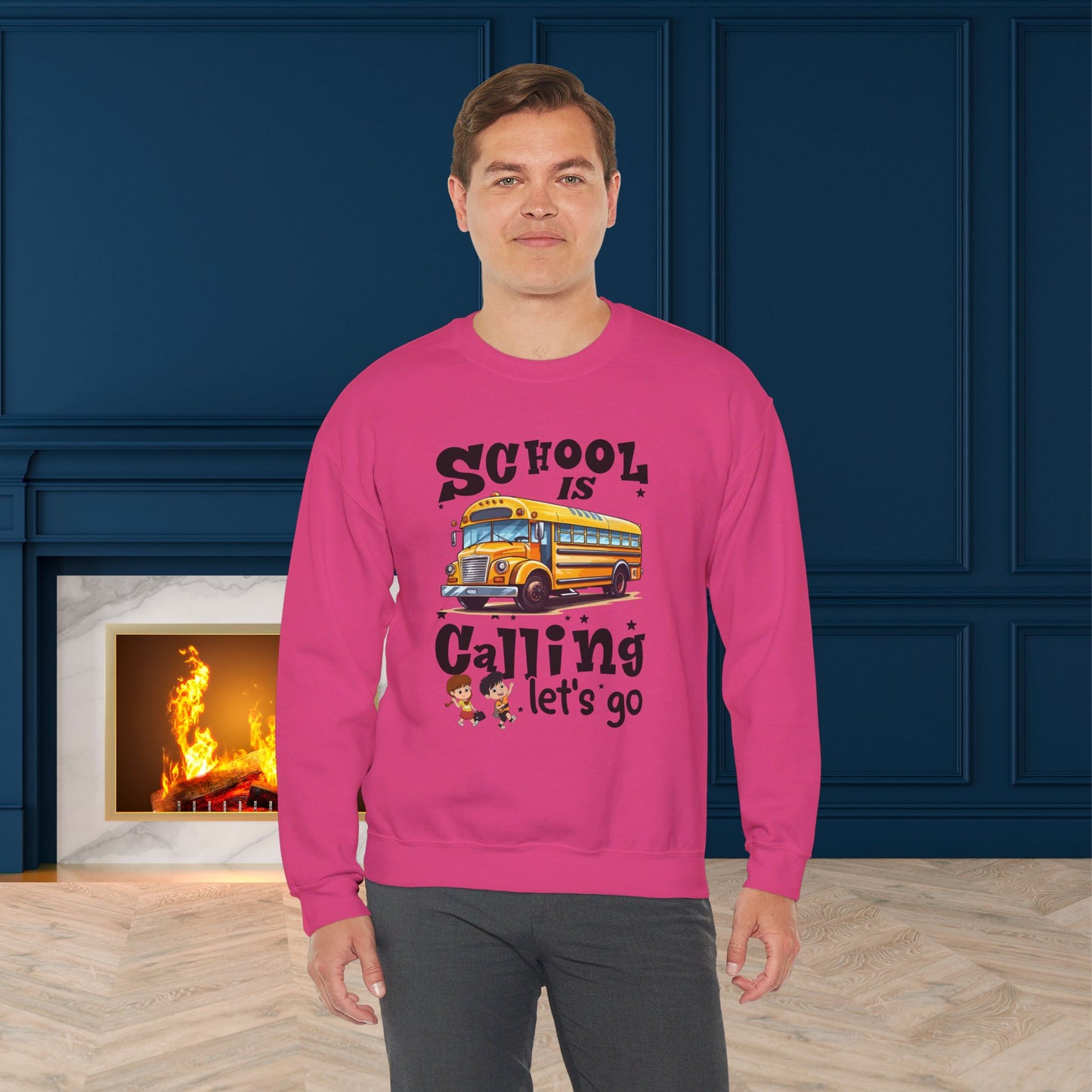 Back To school unisex heavy blend crewneck sweatshirt, We Love Teachers Sweatshirt,Teacher Back To school Sweatshirt. First Day Vibes Sweatshirt.