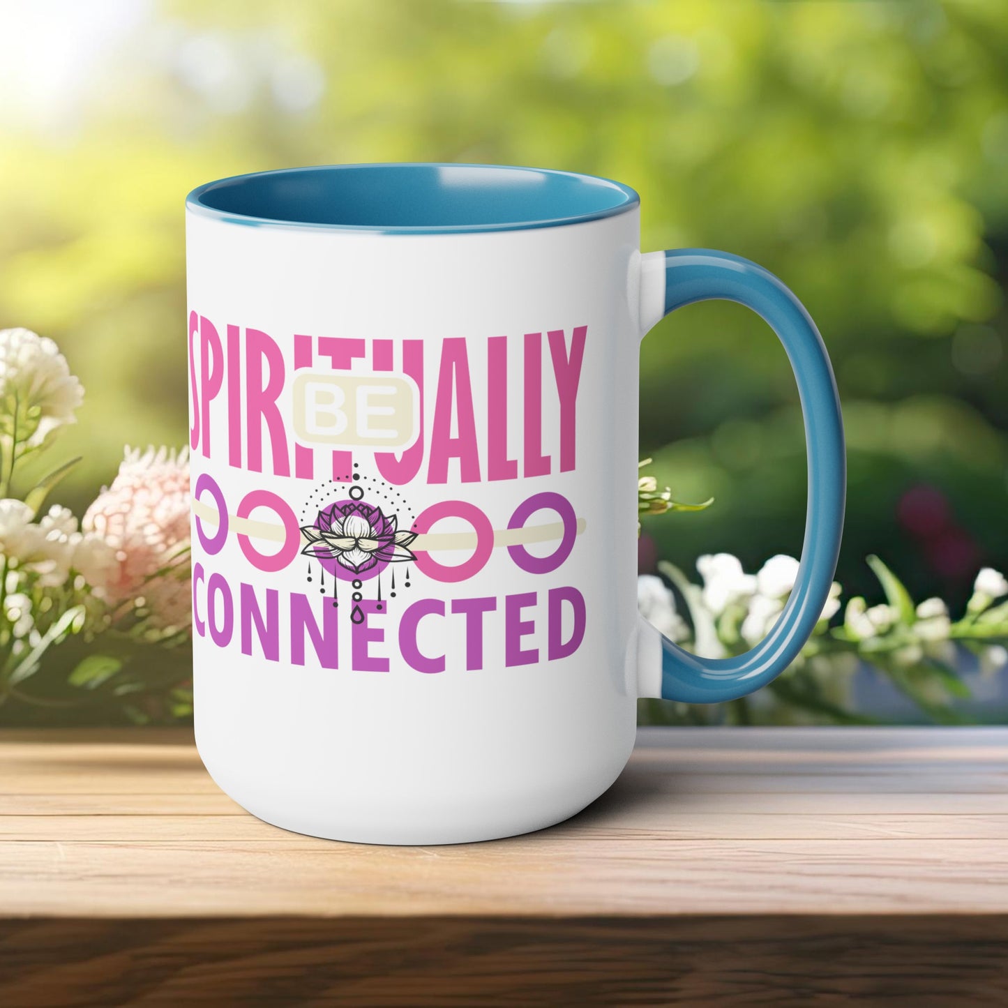 Be Spiritually Connected Yoga Coffee Mug, Cute Yoga Coffee Mug, Yoga lovers Coffee Mug, Yoga Instructor Gift, Gift For Yoga lover, Gift For Yogi.