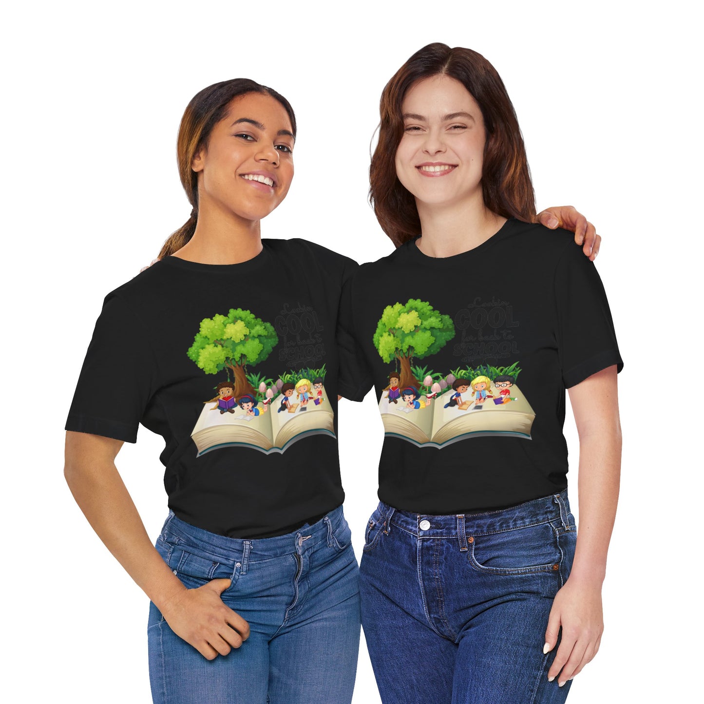 Looking Cool For BackTo School T-Shirt, Hello Teacher T-Shirt, Back To School T-Shirt, Teach Love Inspire Teacher Shirt, Teacher Back To school unisex jersey short sleeve.First Day Vibes T-Shirt.