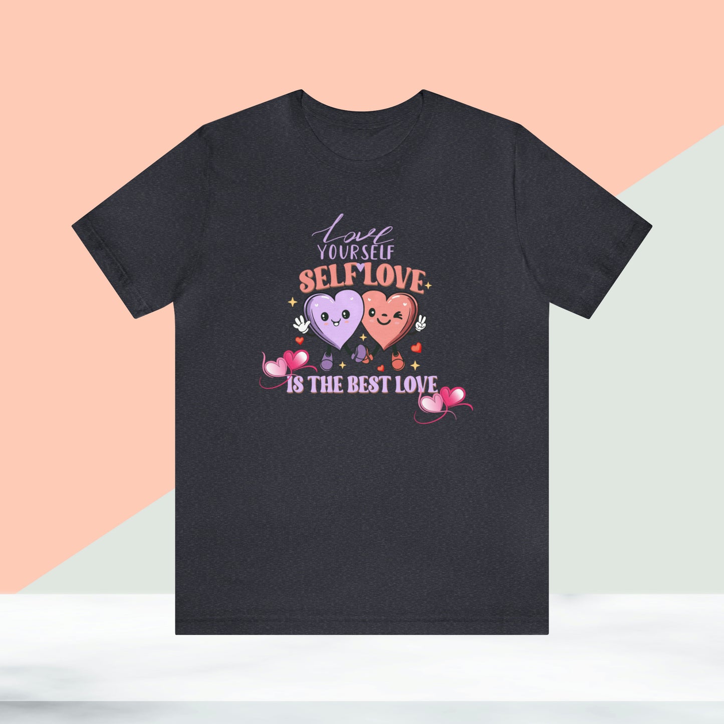 Happy valentines day Unisex Jersey Short Sleeve Tee
