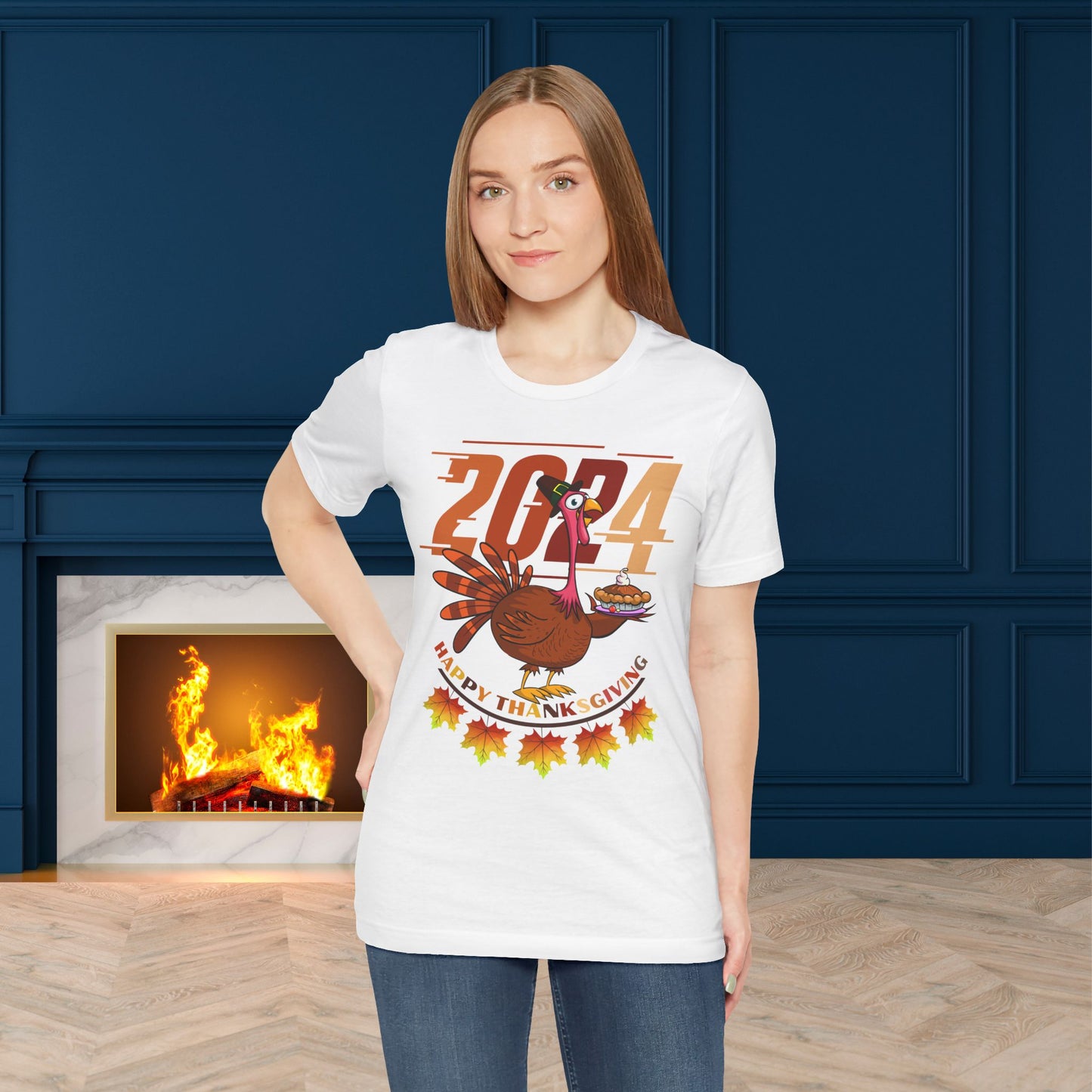 Thanksgiving T-shirt, Happy thanksgiving 2024 T-shirt, Thanksgiving Gift,Turkey Shirt, Family Thanksgiving, Holiday Outfit.
