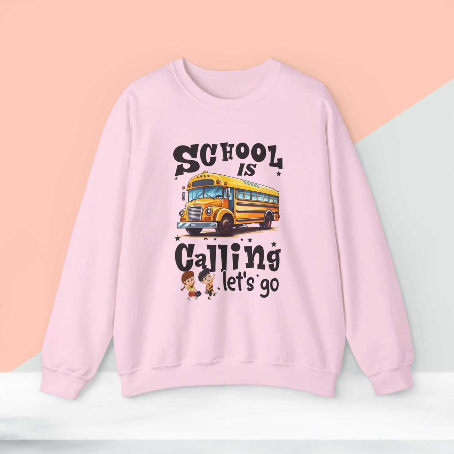 Back To school unisex heavy blend crewneck sweatshirt, We Love Teachers Sweatshirt,Teacher Back To school Sweatshirt. First Day Vibes Sweatshirt.