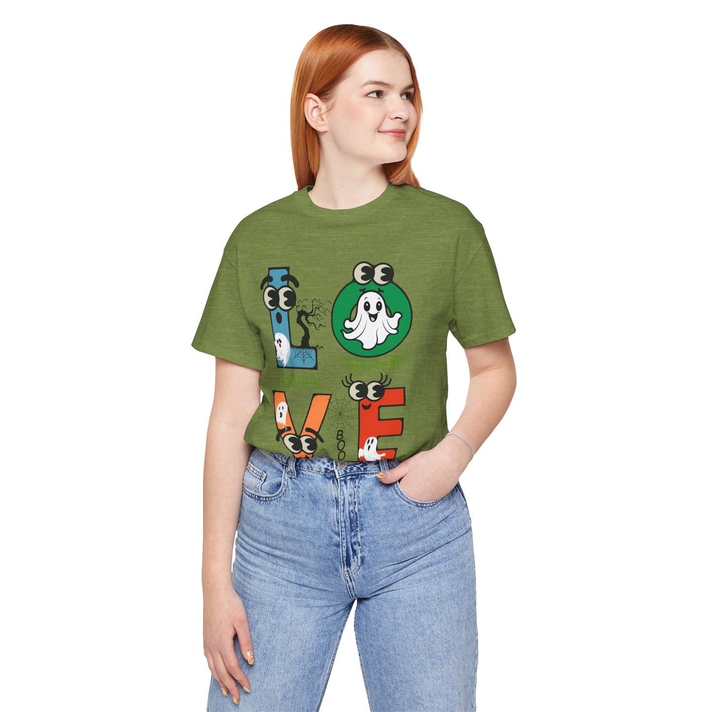 Love Happy Halloween T-shirt, Happy Halloween T-shirt, Trick Or Treat T-shirt, Halloween T-shirt, Cool Halloween T-shirt, Spooky T-shirt,
