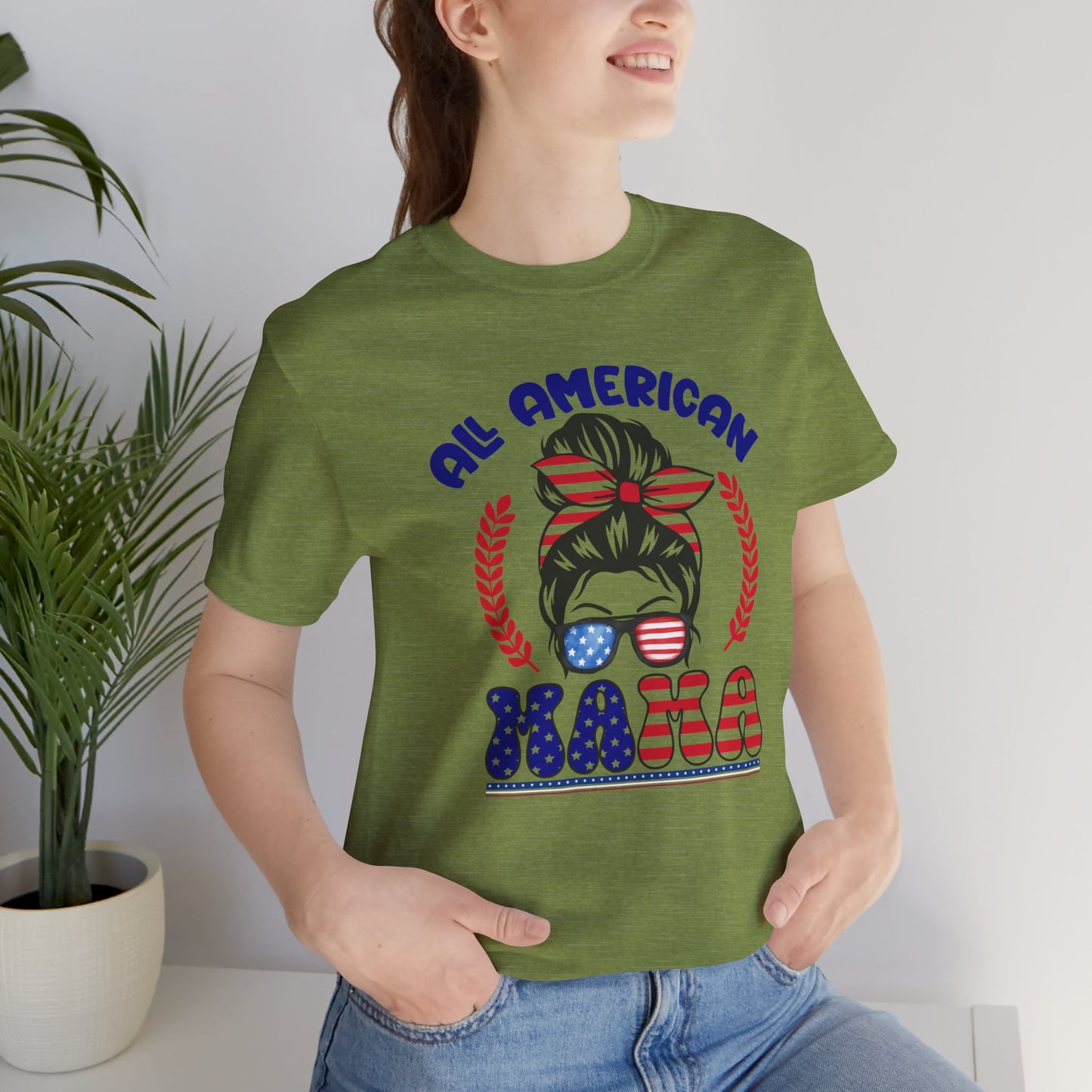 4th of July T-shirt, I Love This Land T-Shirt, Fourth of July unisex jersey short sleeve.